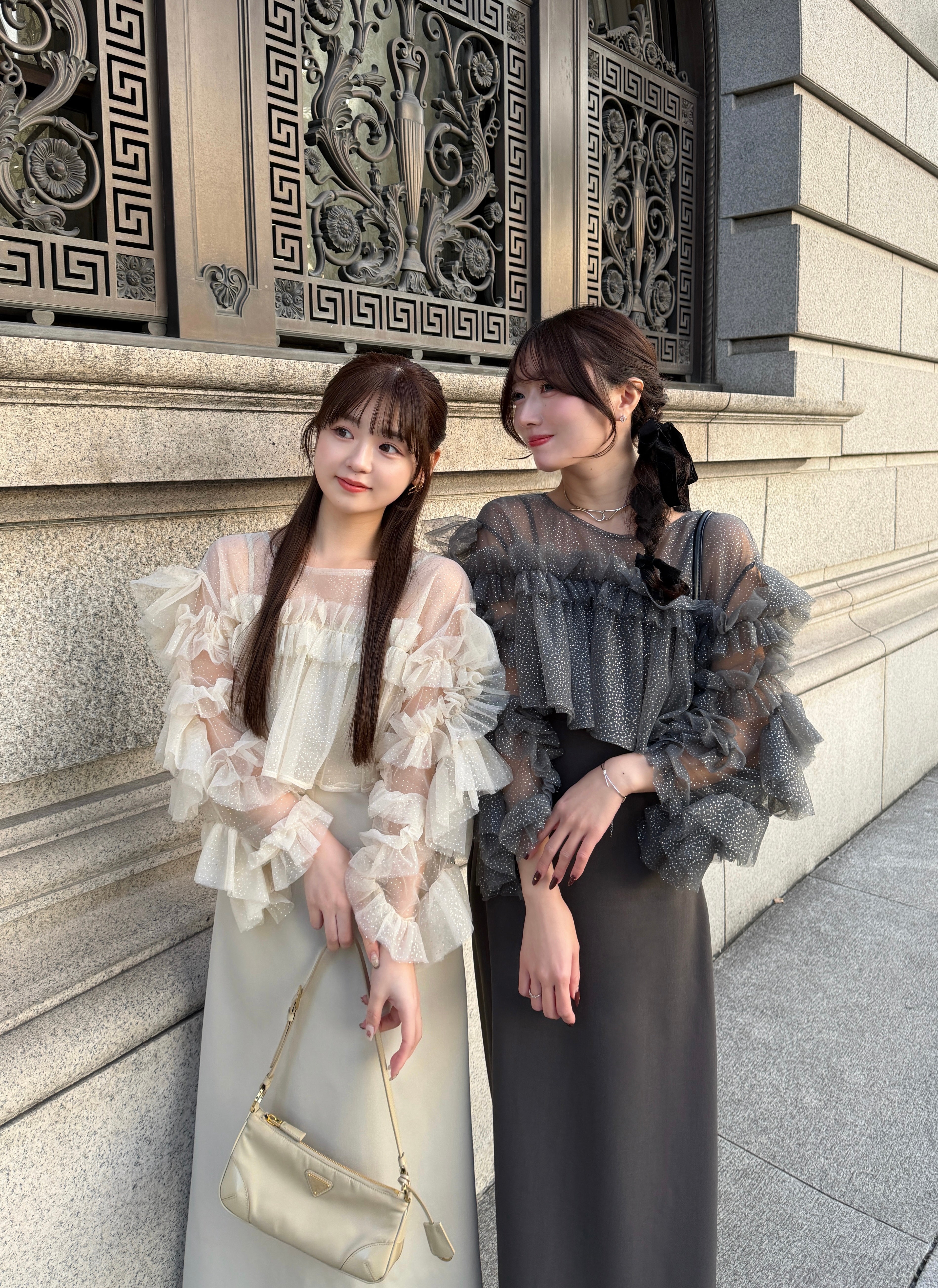 フリルラメチュールオケージョンワンピース