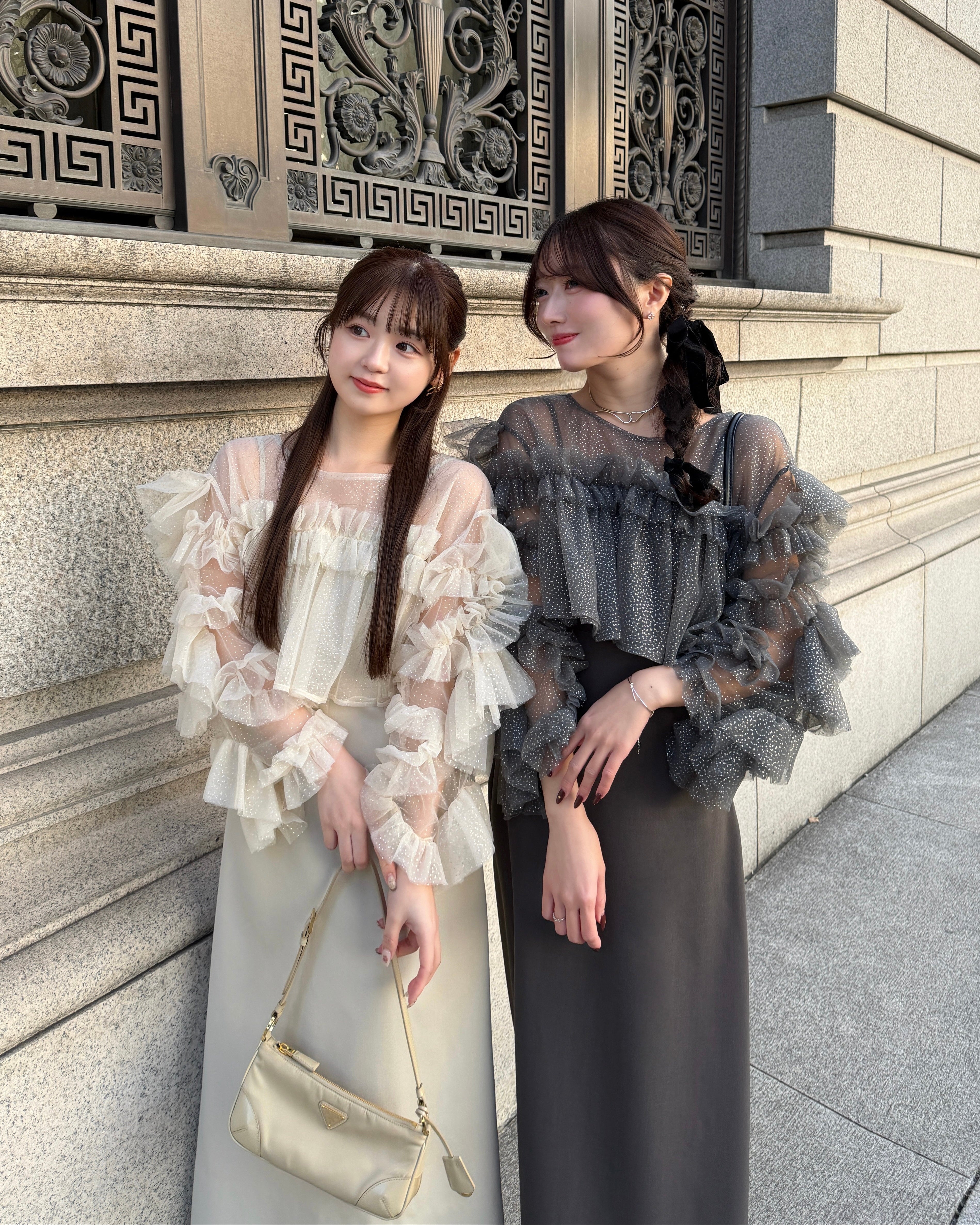 【予約】フリルラメチュールオケージョンワンピース