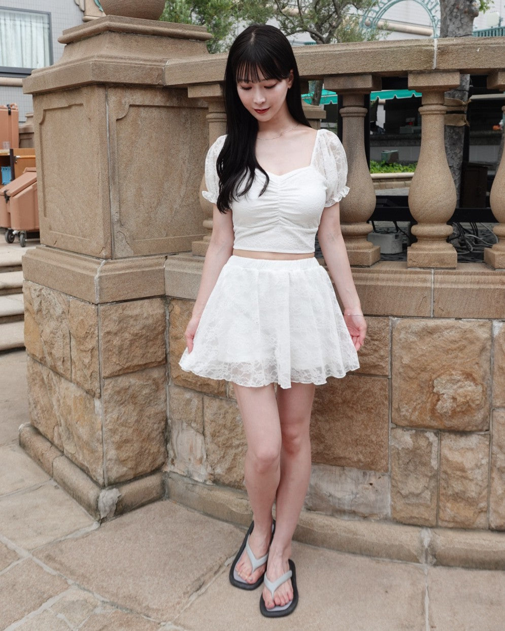 model:164cm/ホワイト
