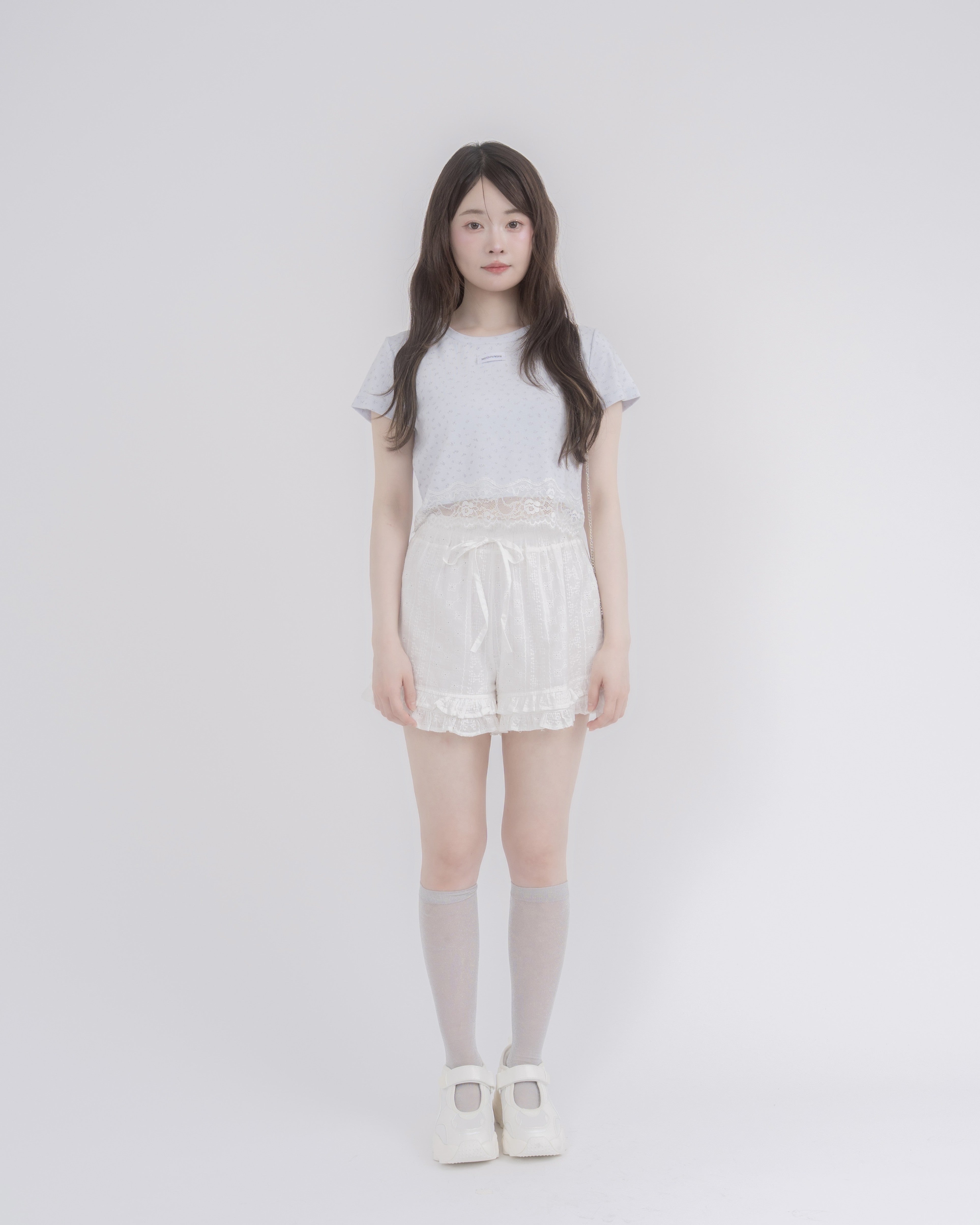 【一部予約】レースヘムTシャツ