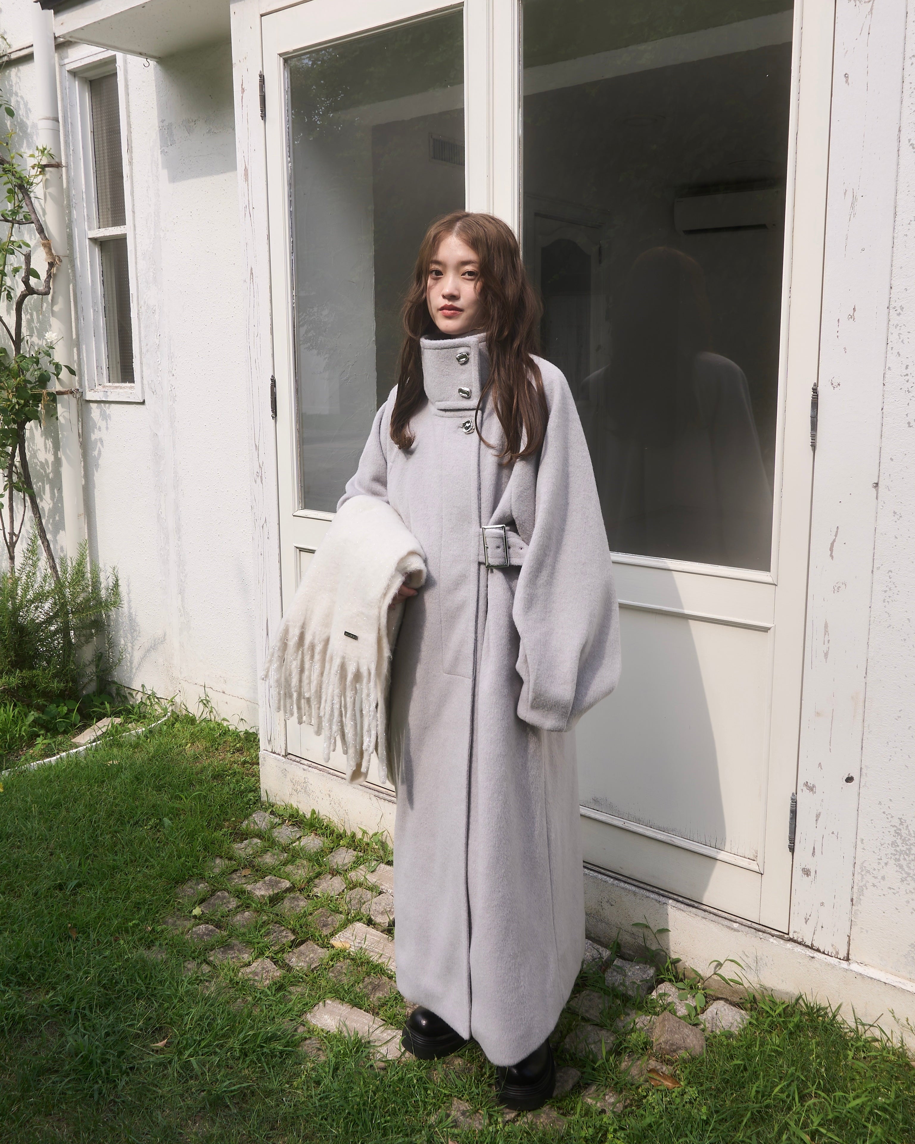 【一部予約】グリッターラメボリュームマフラー