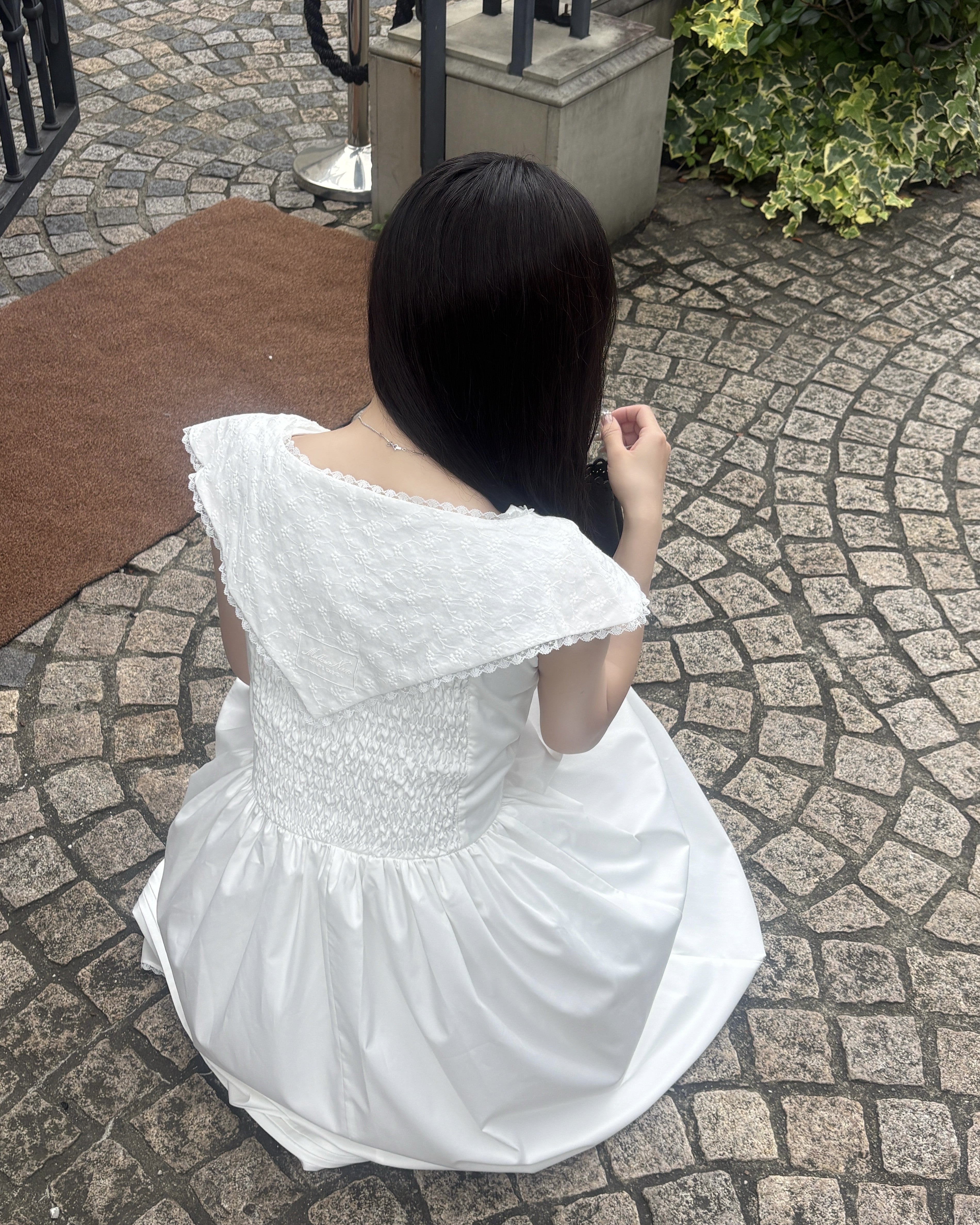 【予約】セーラーカラーシャツワンピース