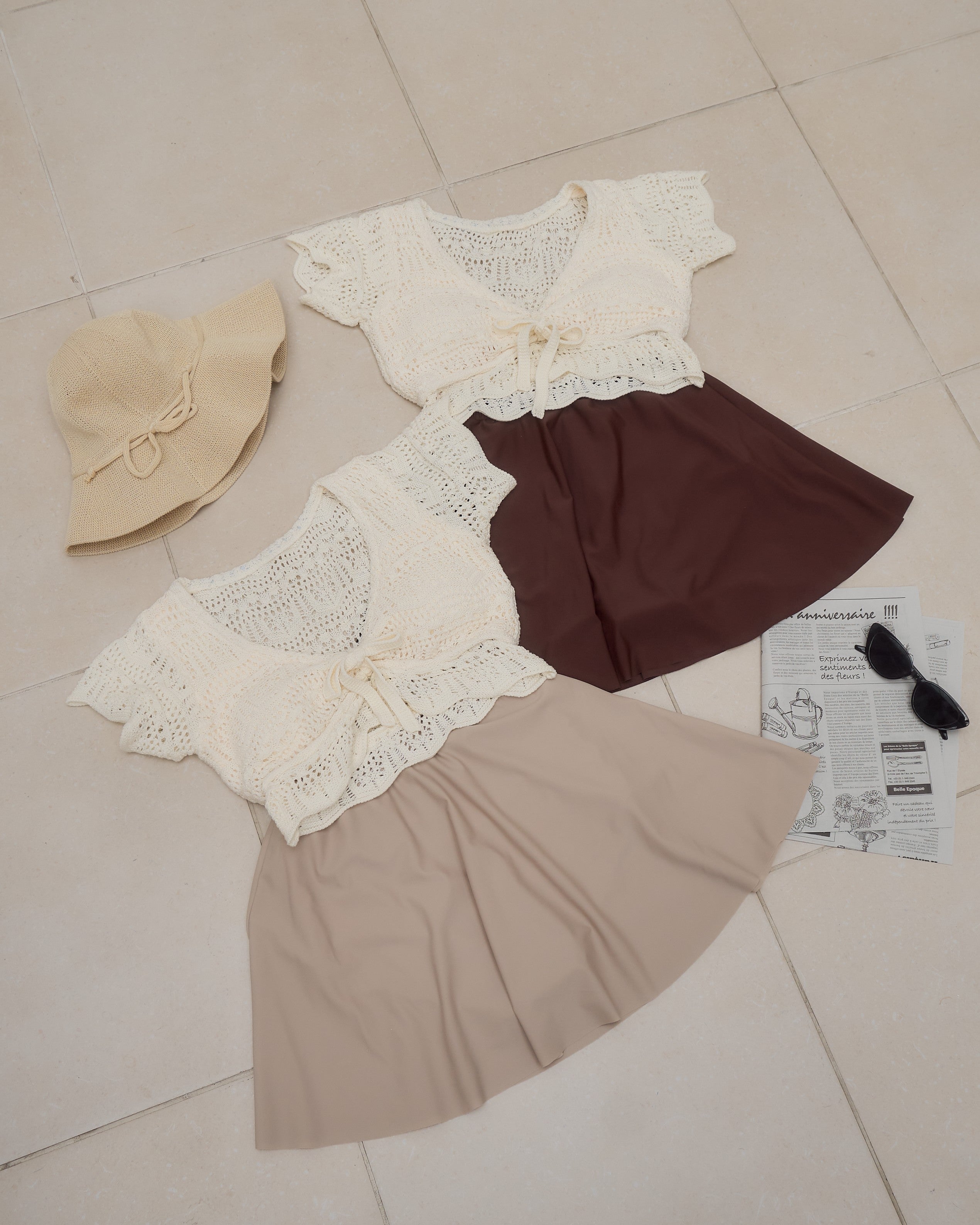 2wayクロシェ水着