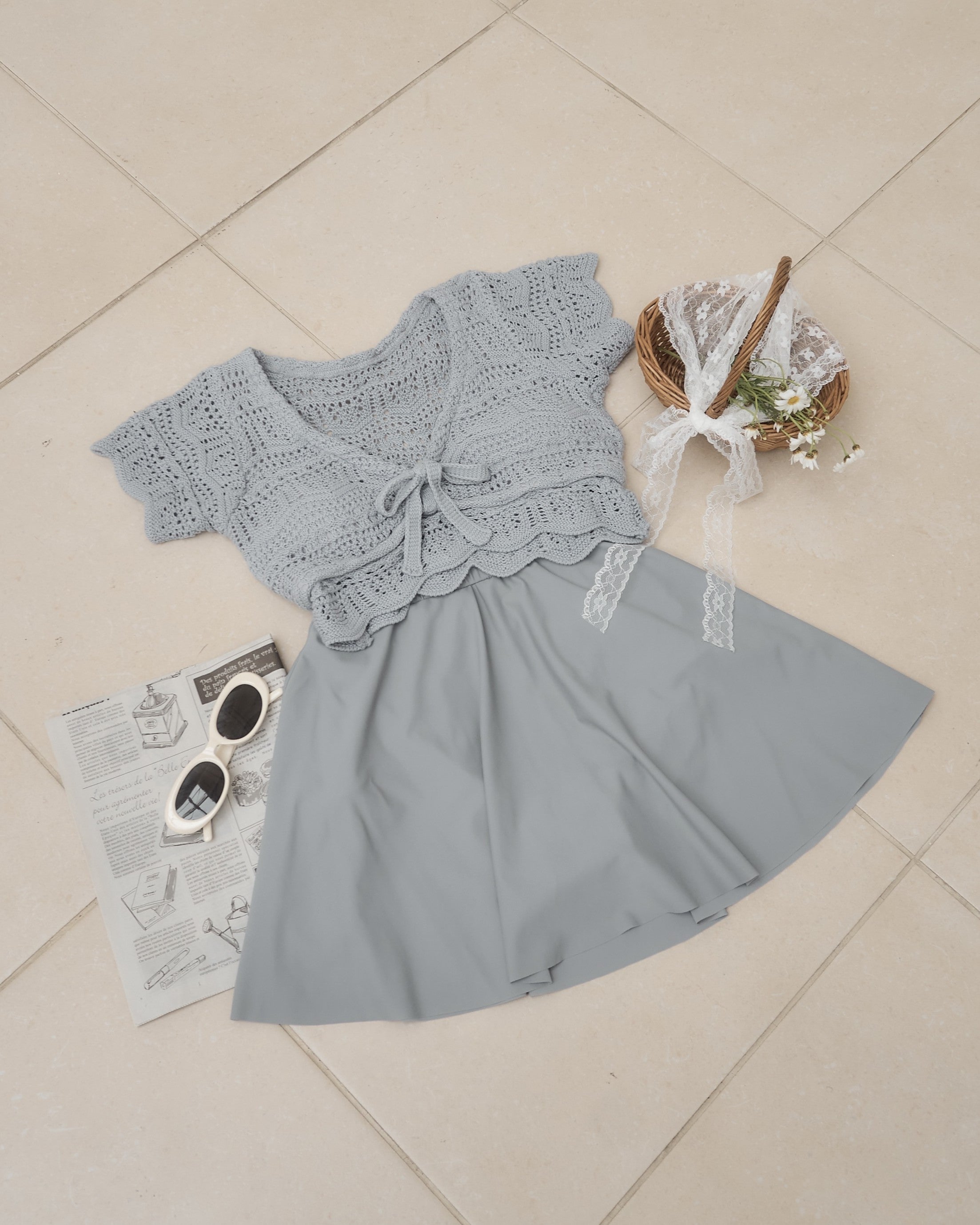 2wayクロシェ水着