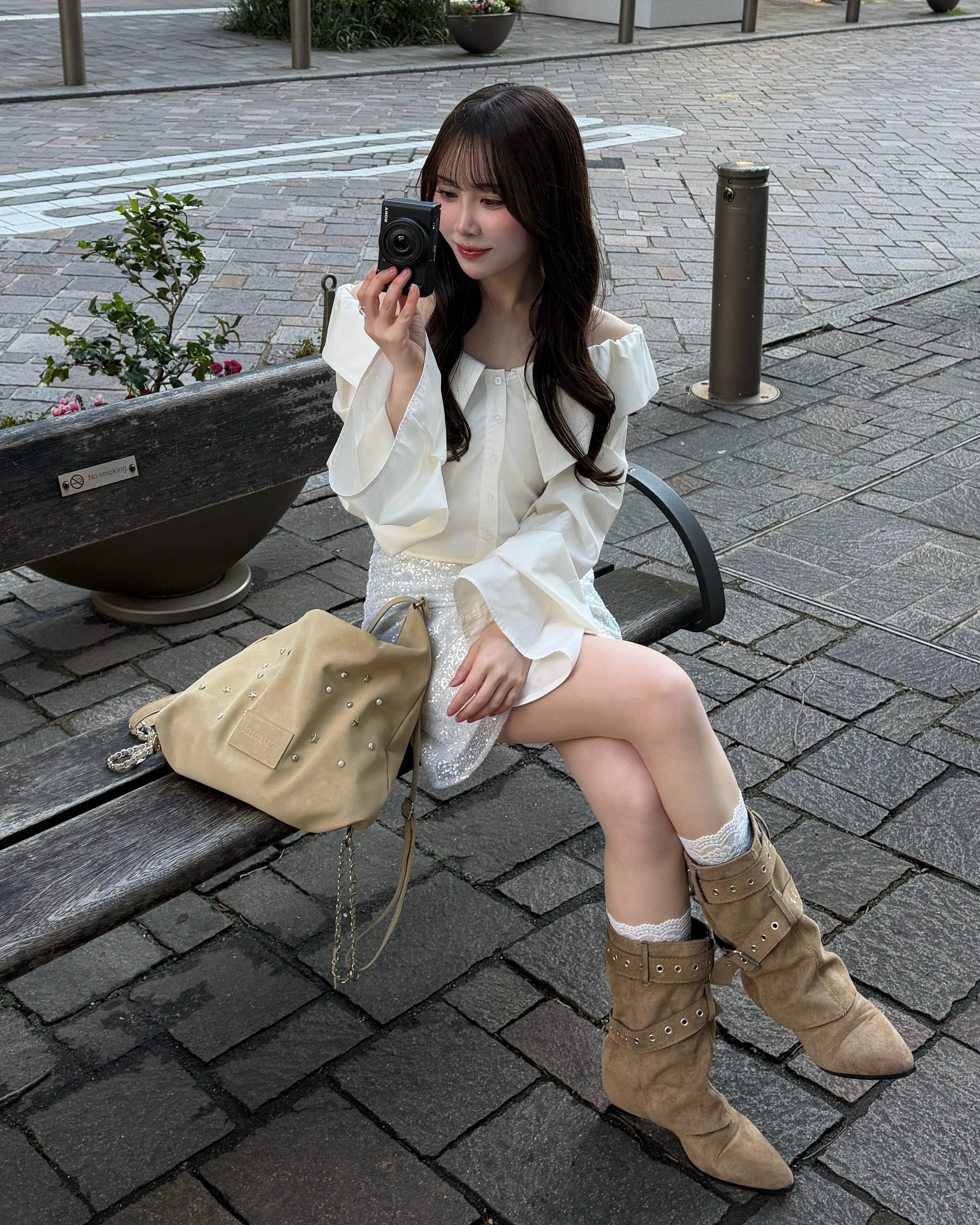 スパンコールミニスカート