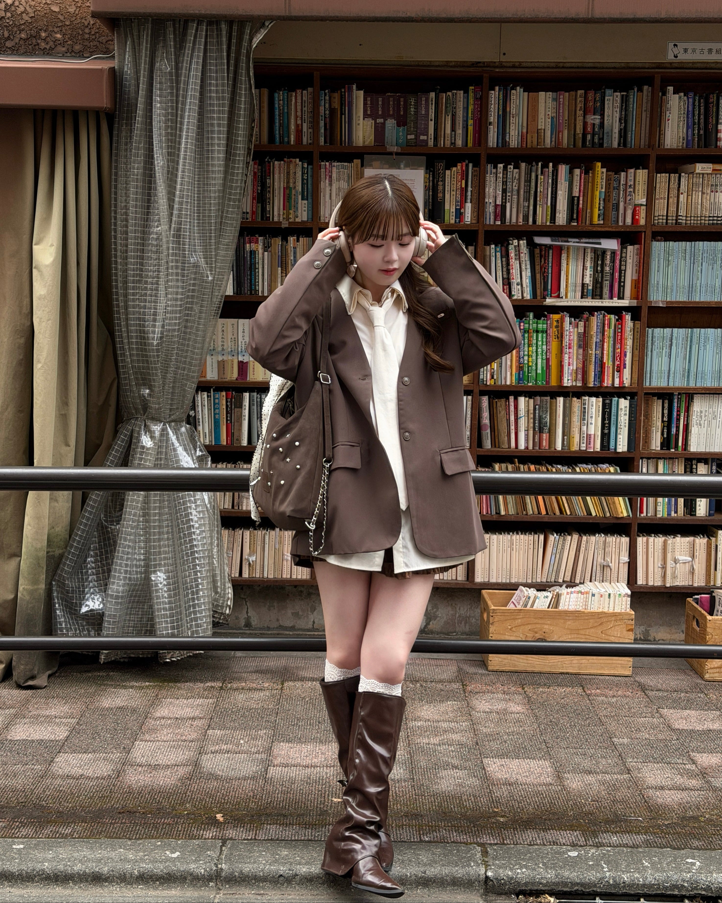 【予約】ネクタイセットレースドッキングシャツ