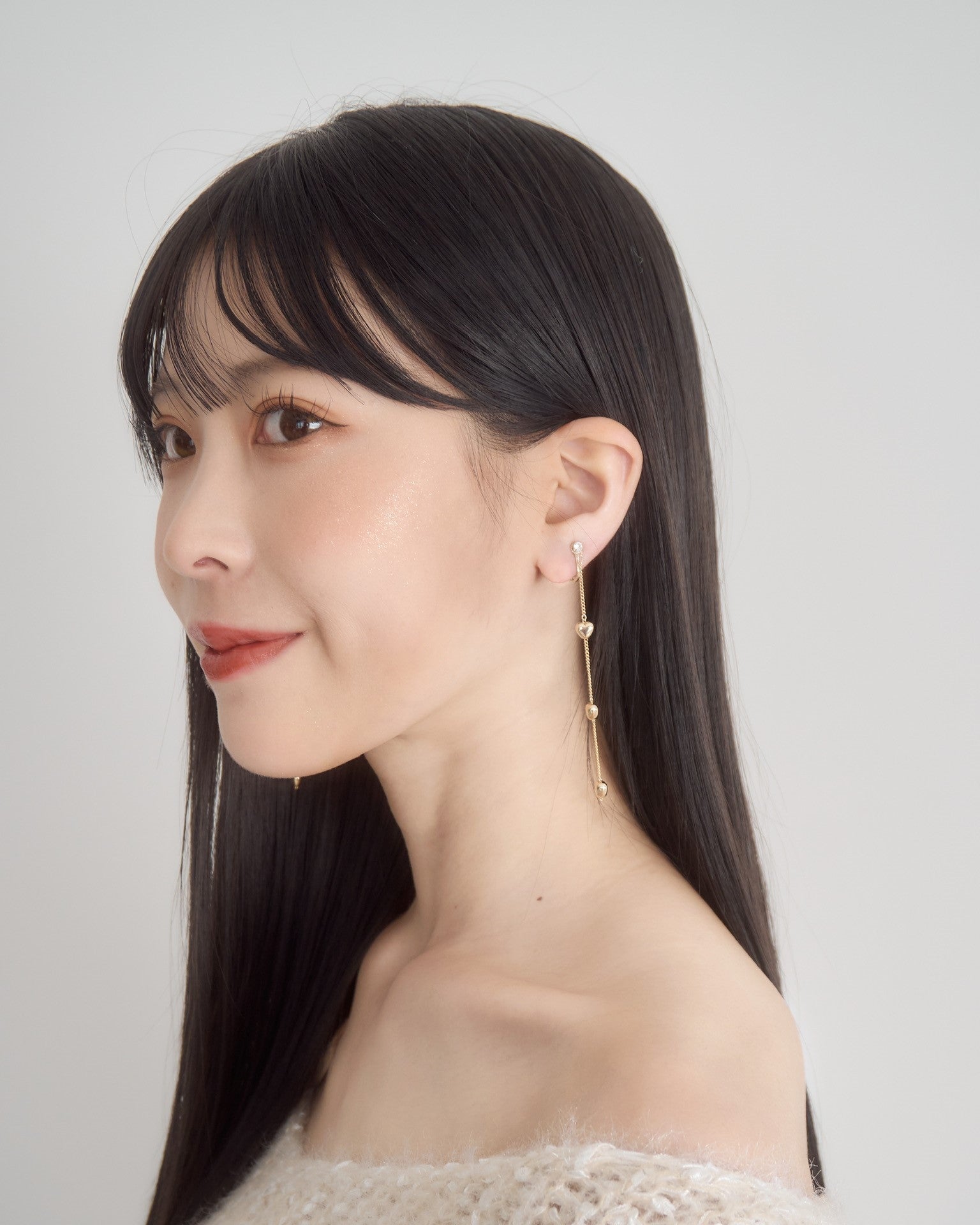 豐滿的心耳環