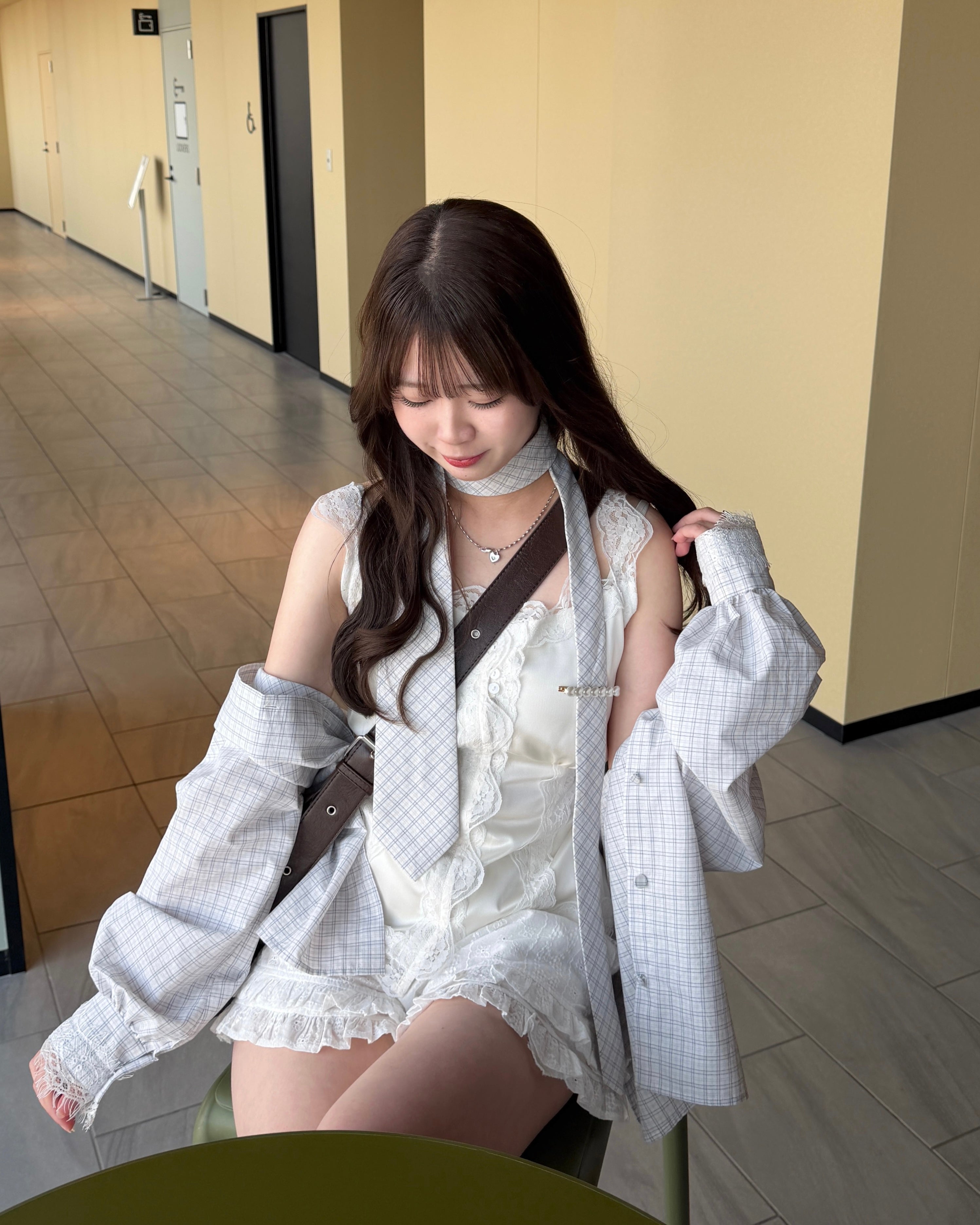 コットンレースショートパンツ