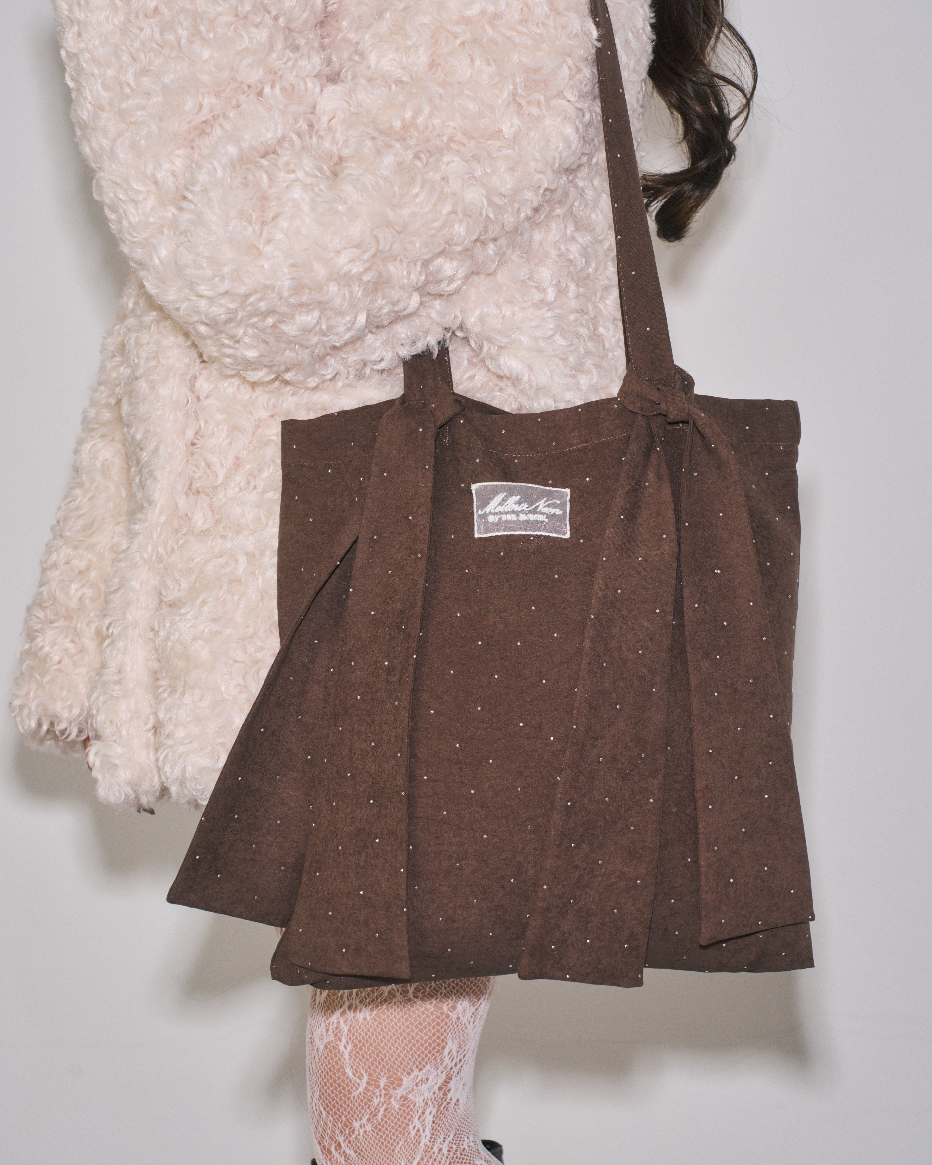 Bijou ribbon tote bag