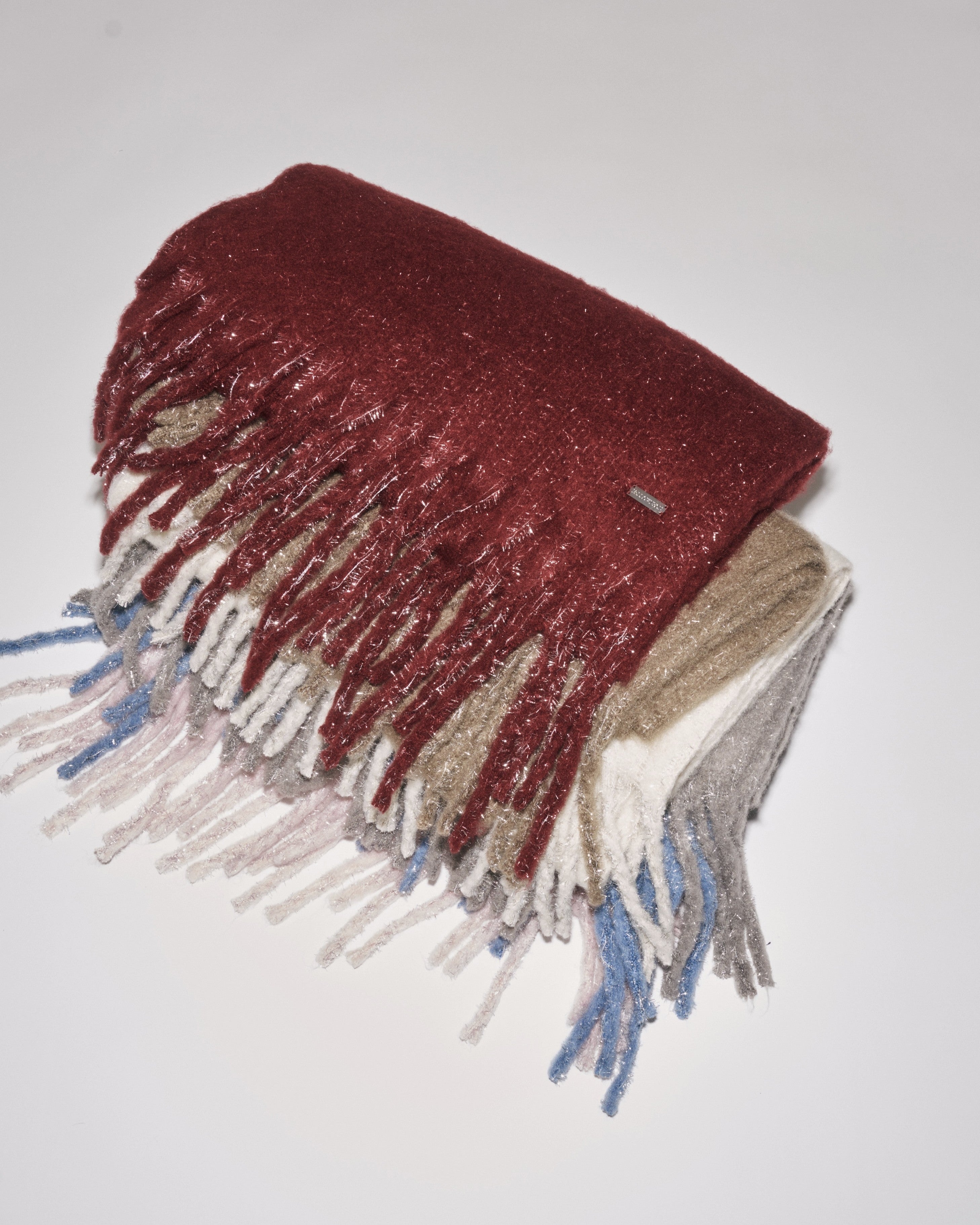 【一部予約】グリッターラメボリュームマフラー