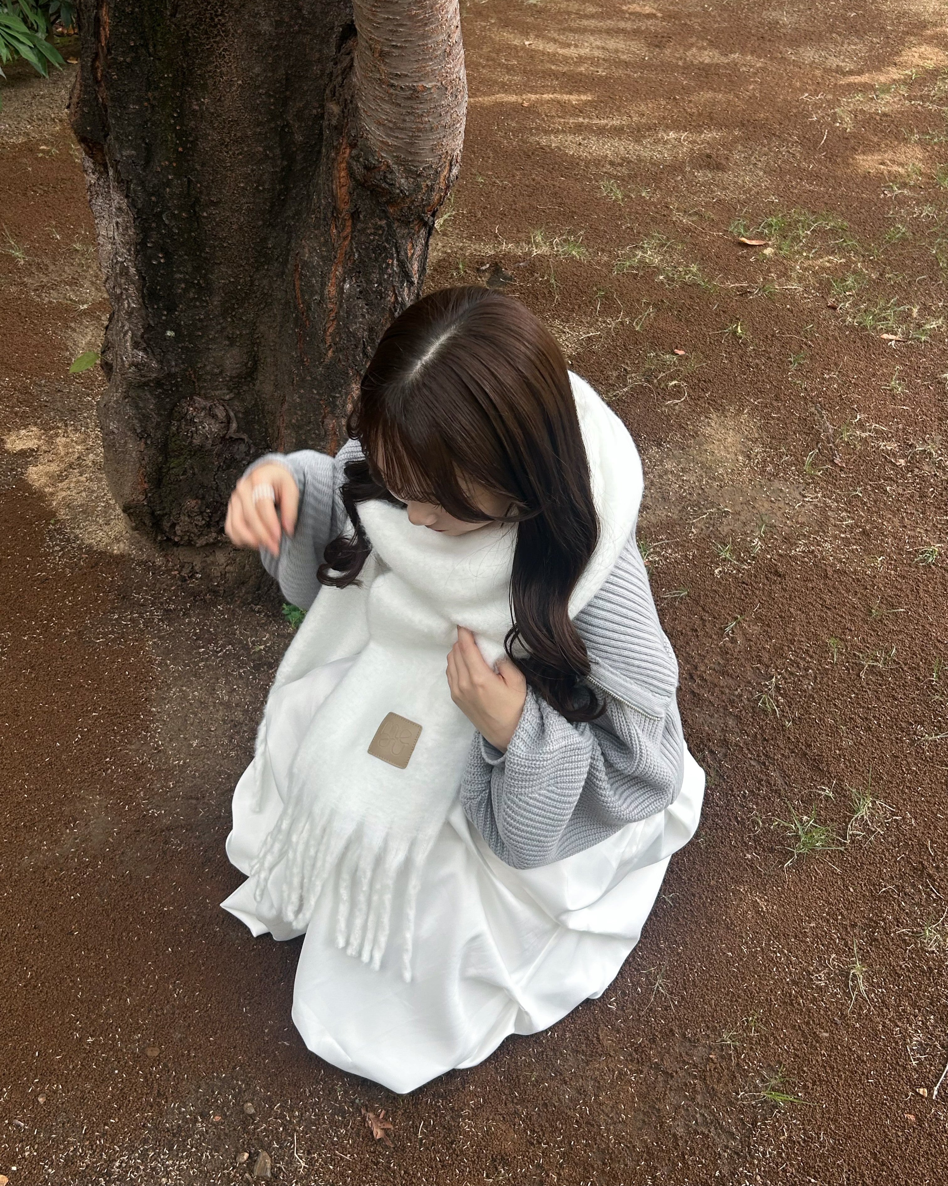 【予約】ボリュームカラーマフラー