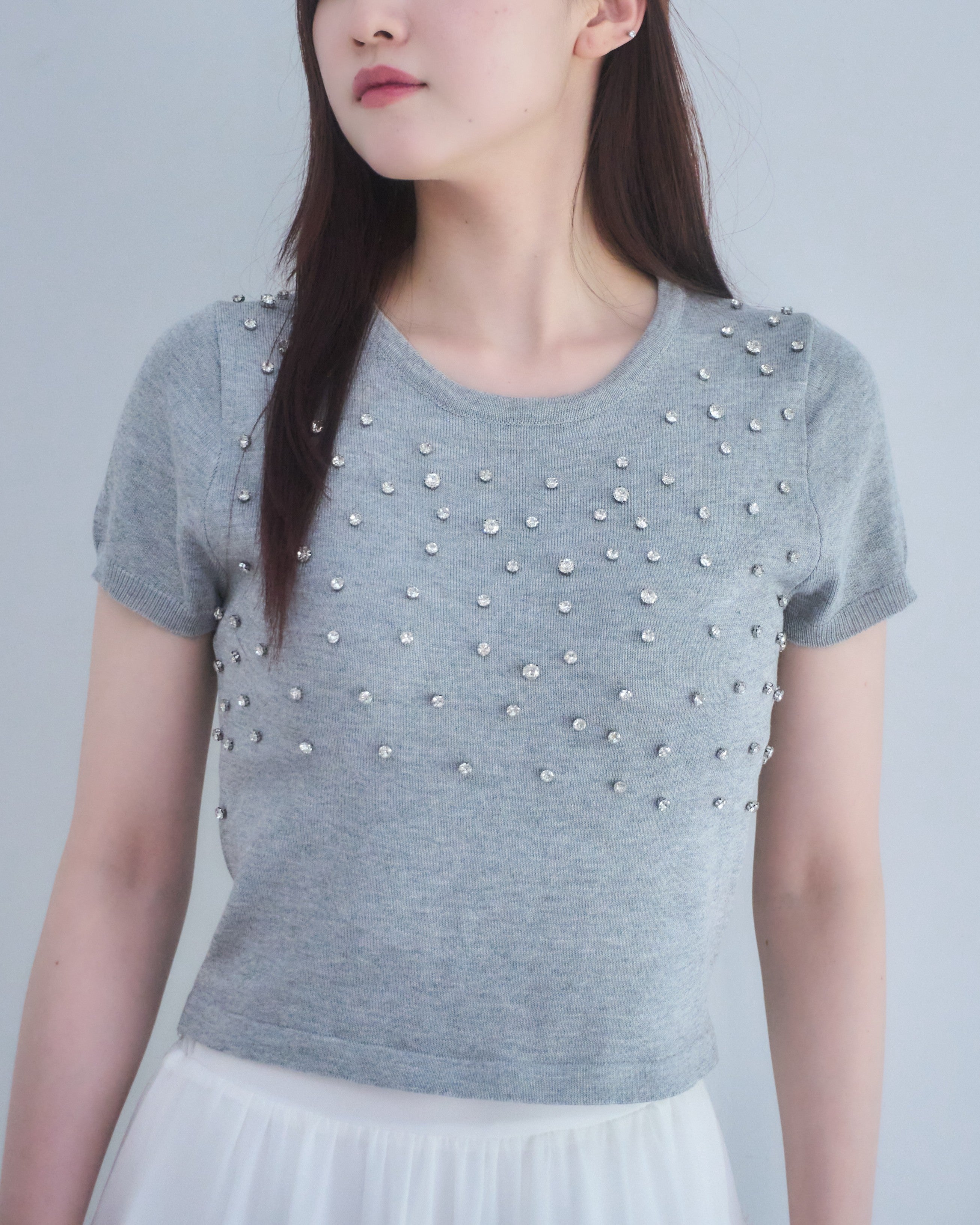 Bijou cropped T-shirt