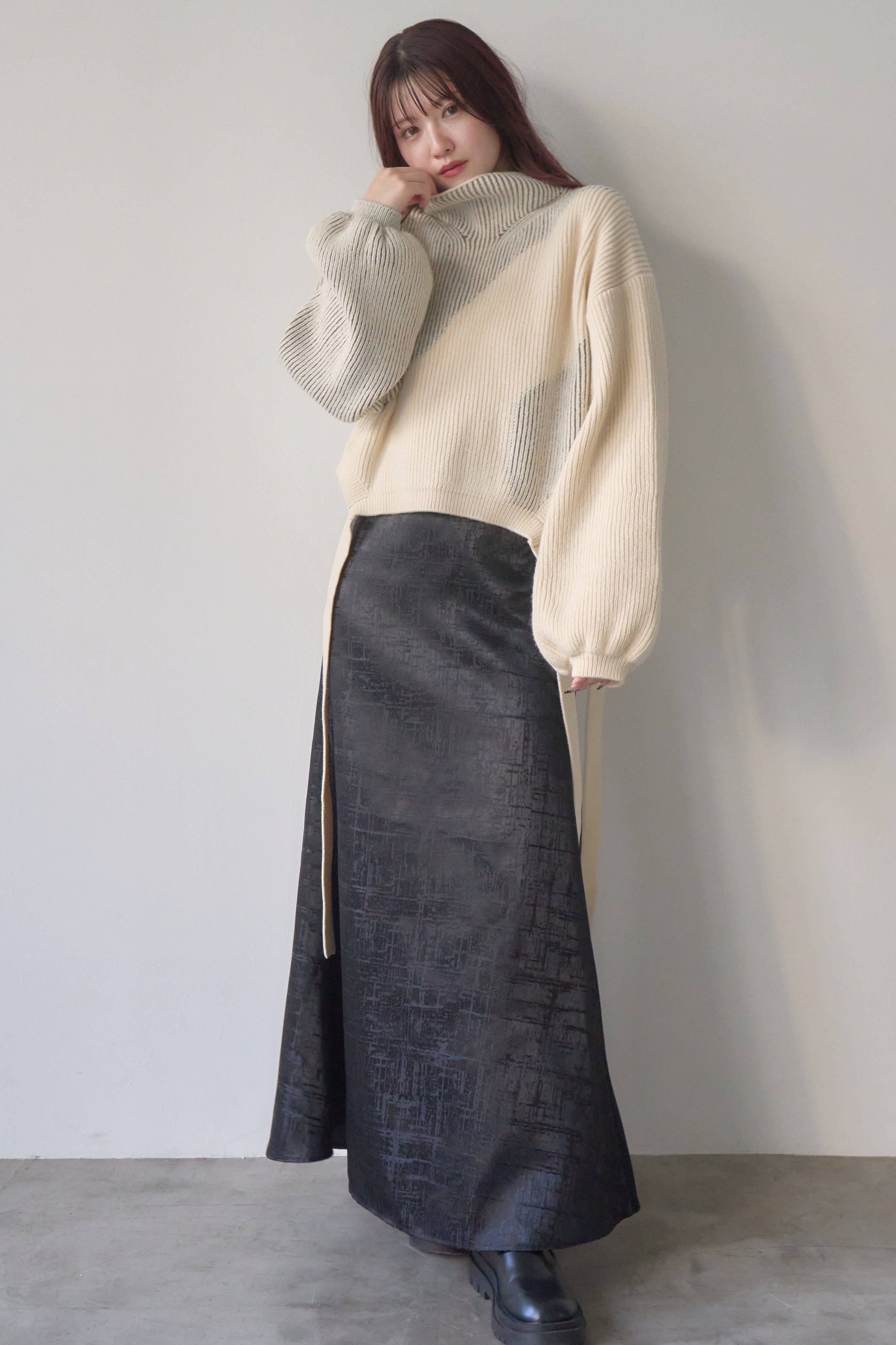 model:162cm / ブラックM(1)