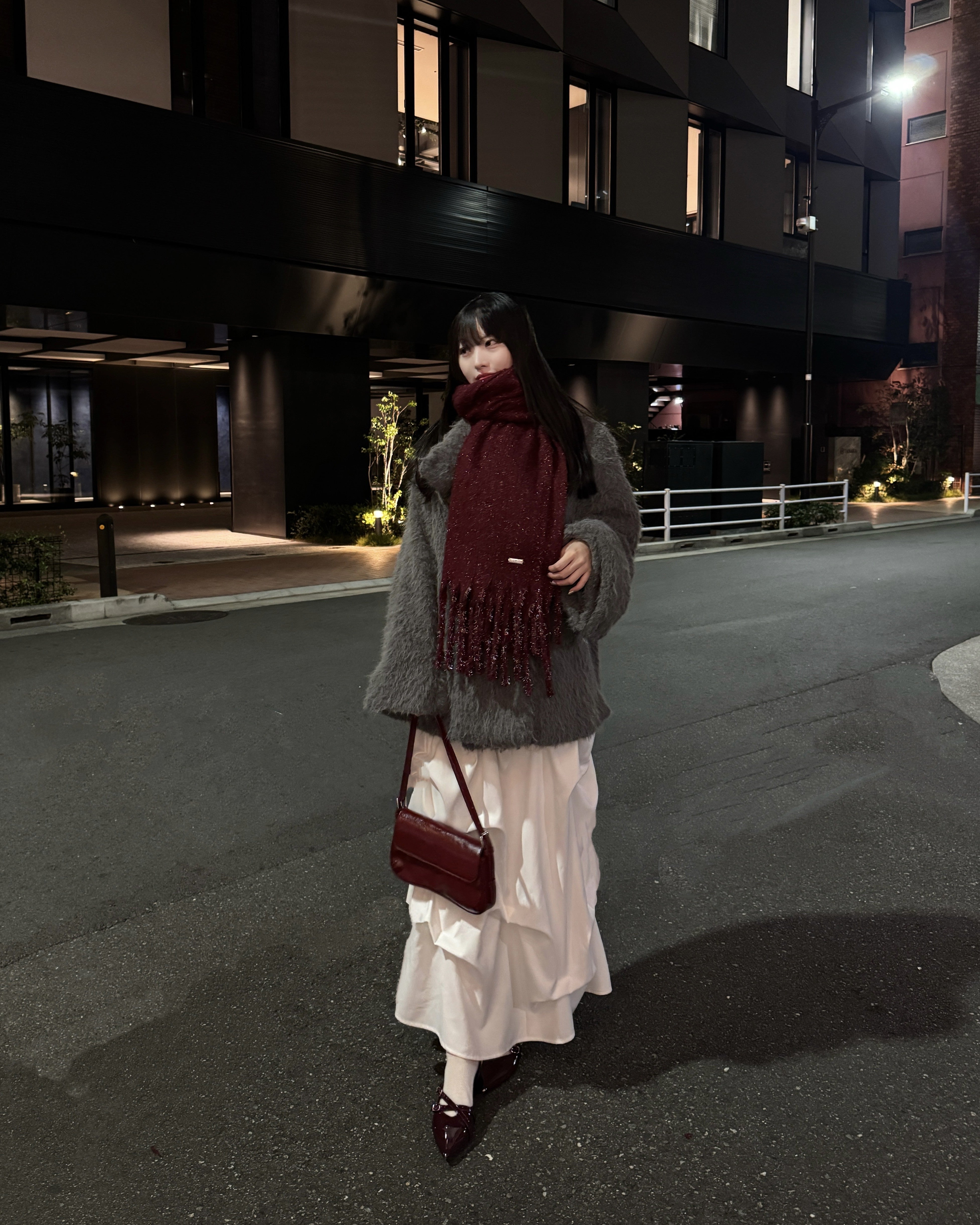 【一部予約】グリッターラメボリュームマフラー