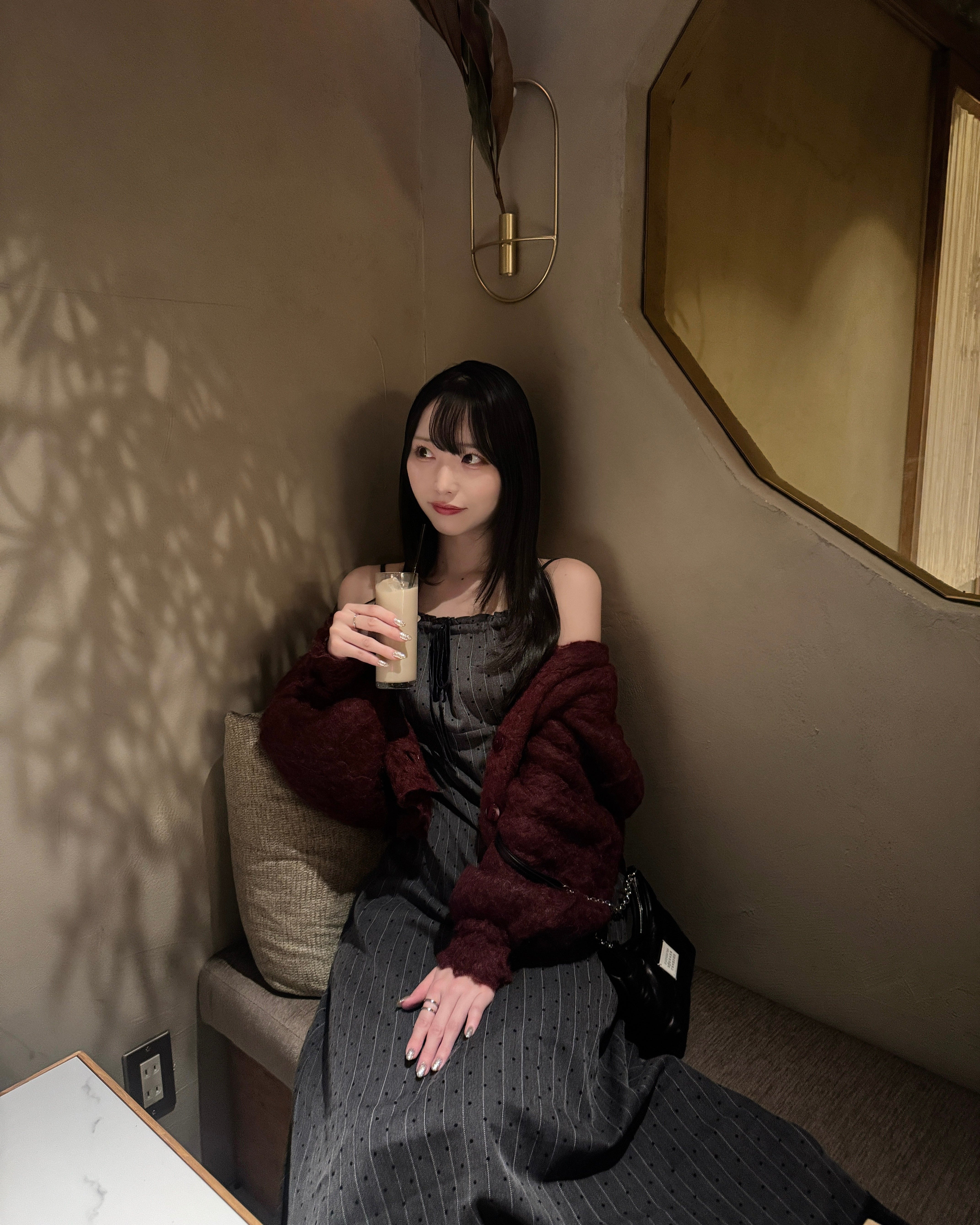 model:162cm/チャコールグレーM