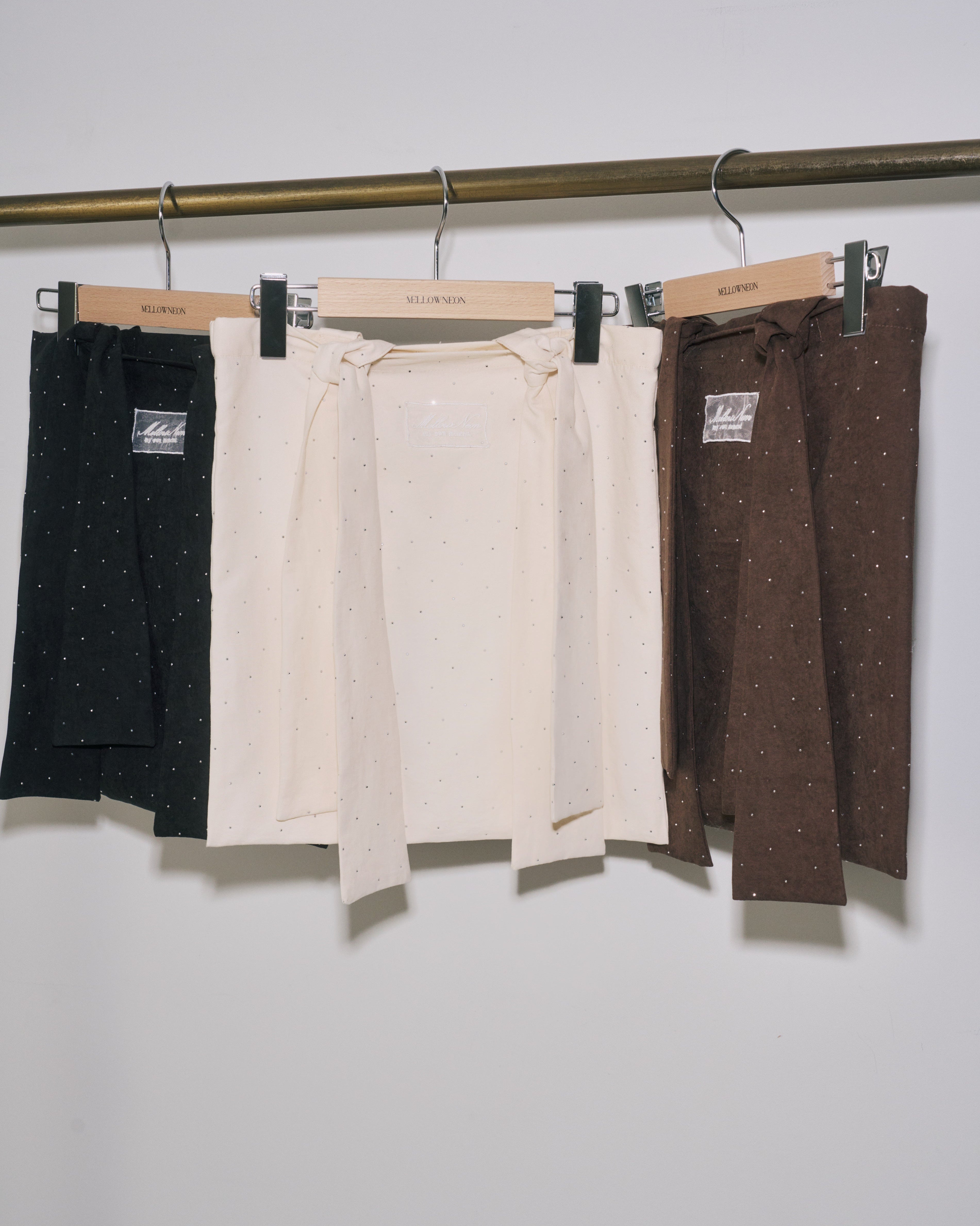 Bijou ribbon tote bag