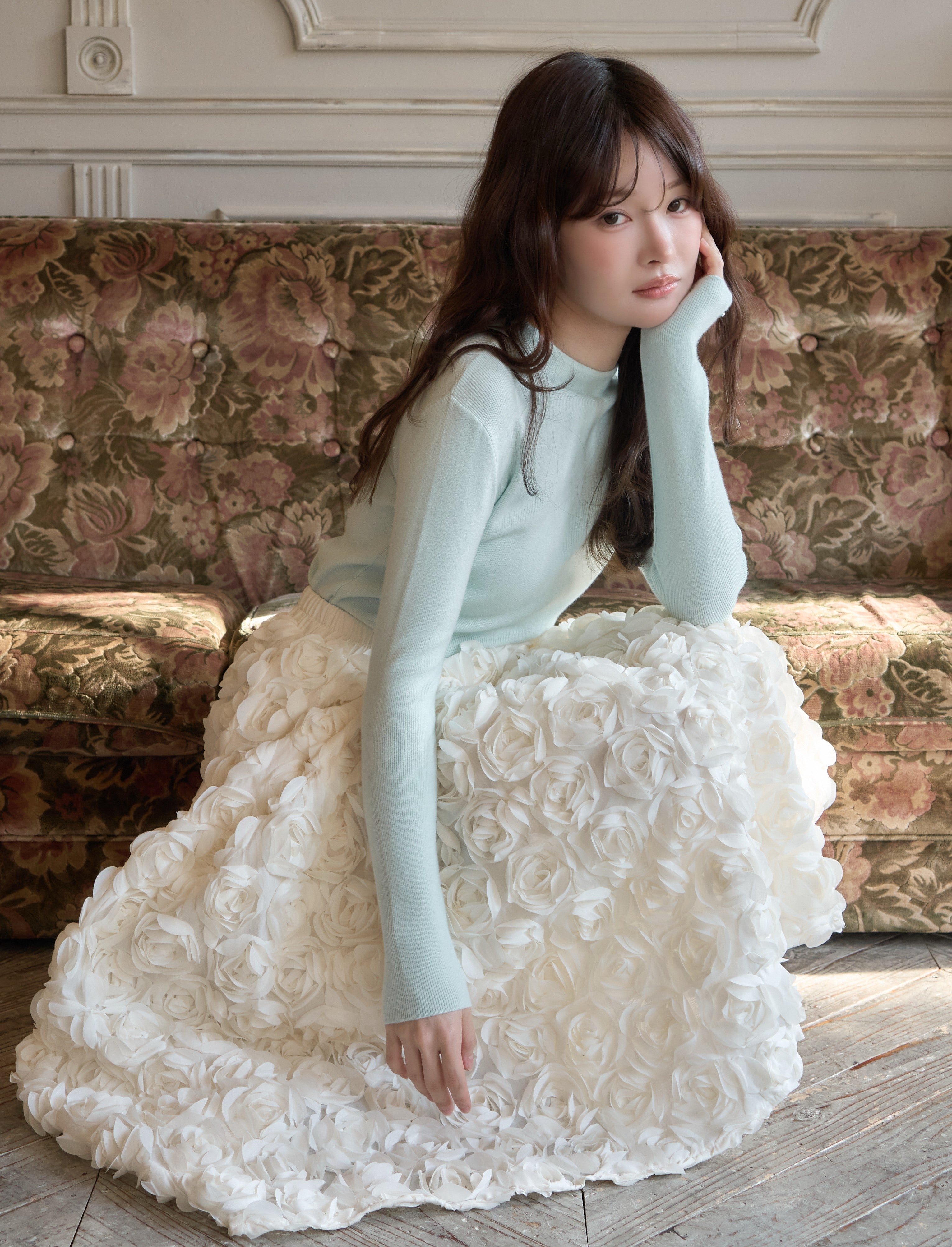 model:162cm/ミント