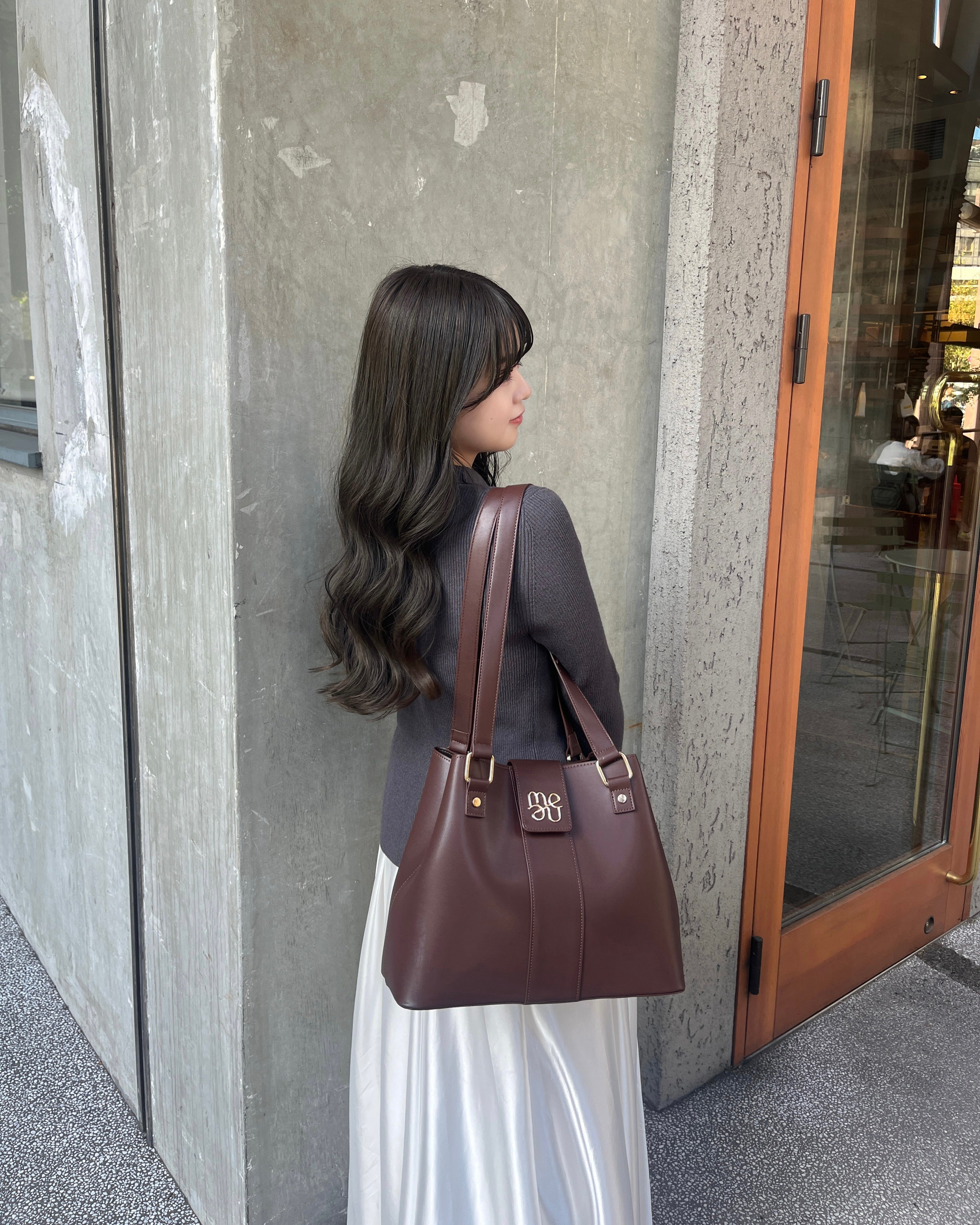 2way A4 logo belt bag