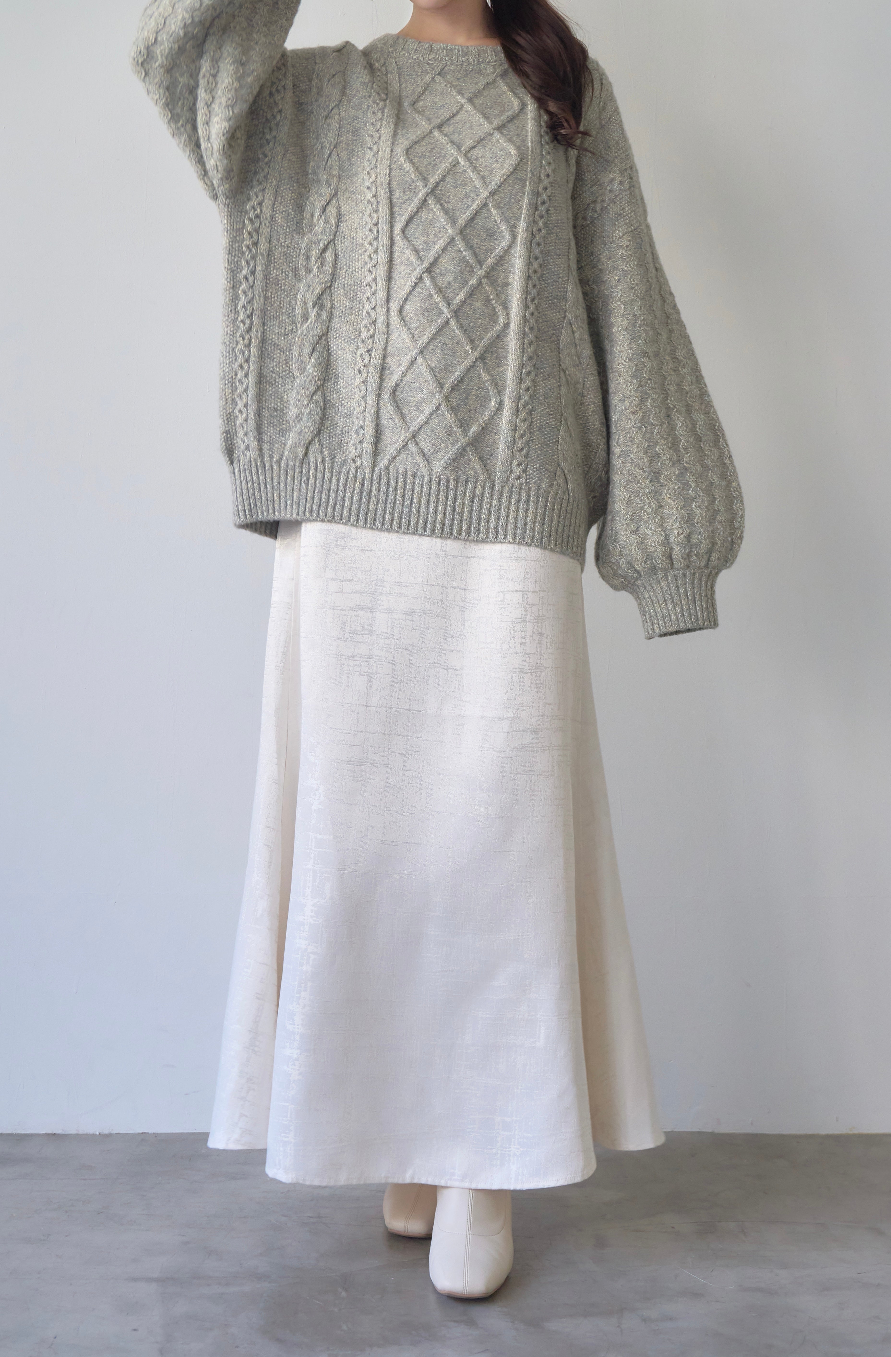 model:162cm / アイボリーM(1)