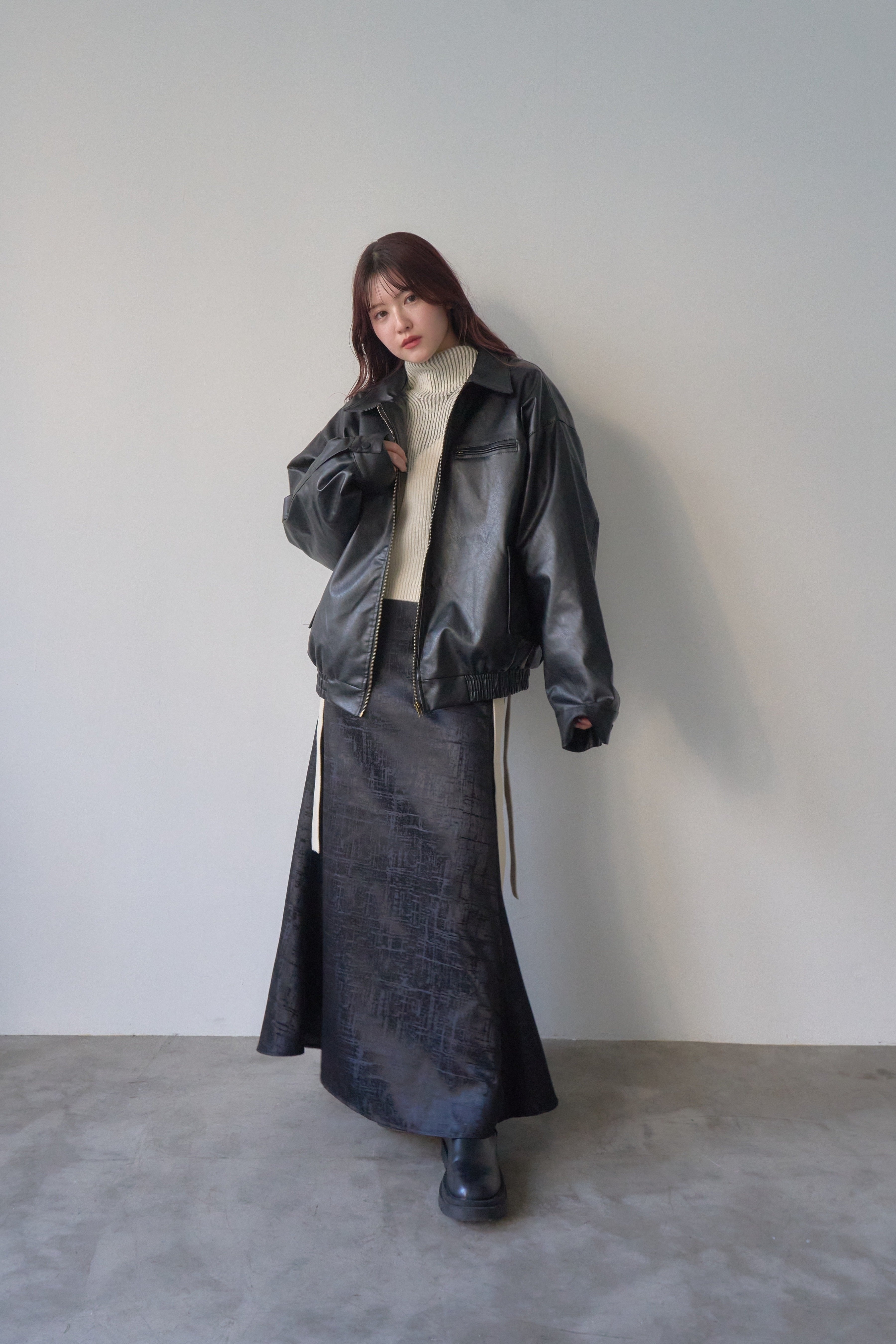 model:162cm / ブラックM(1)