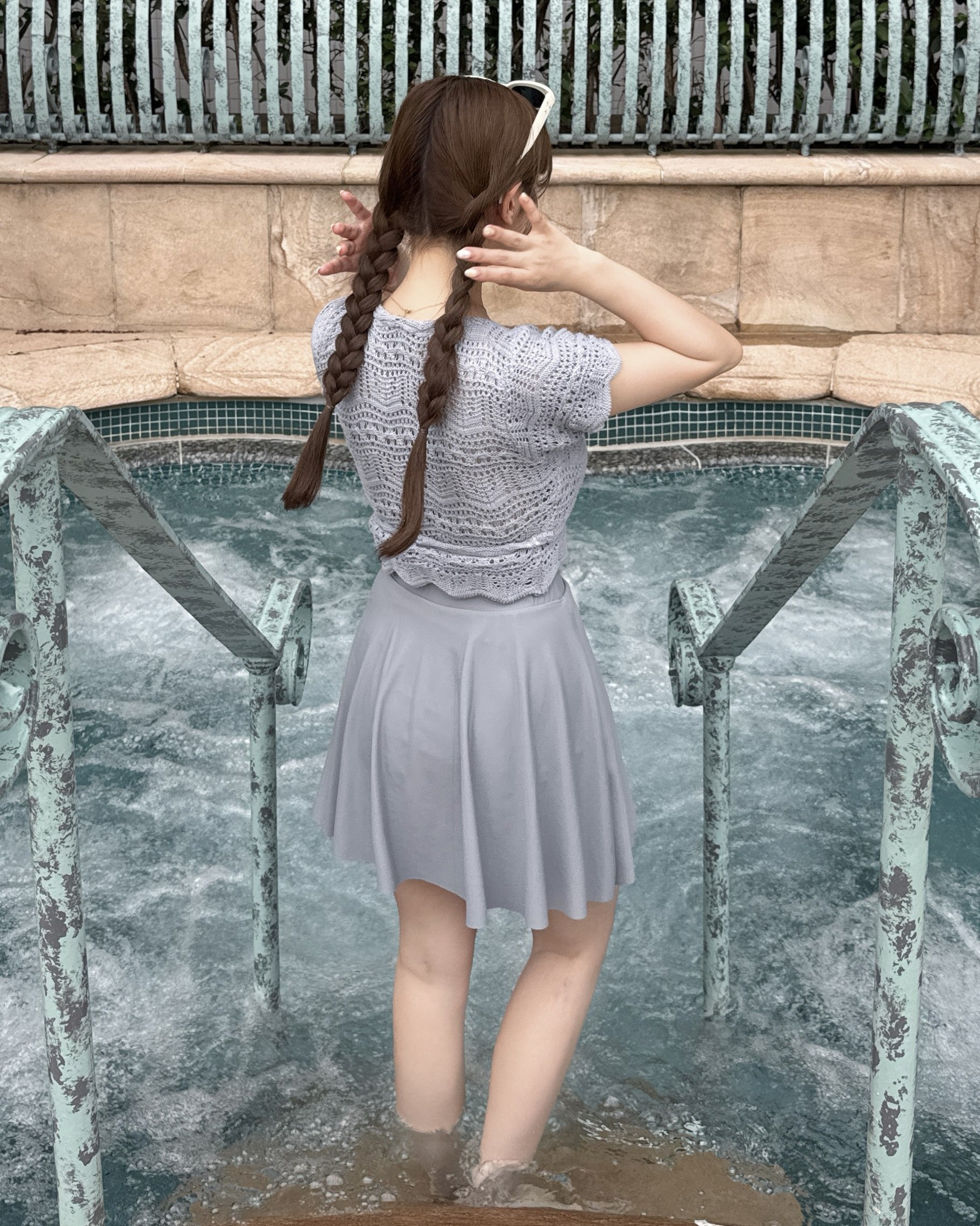 2wayクロシェ水着