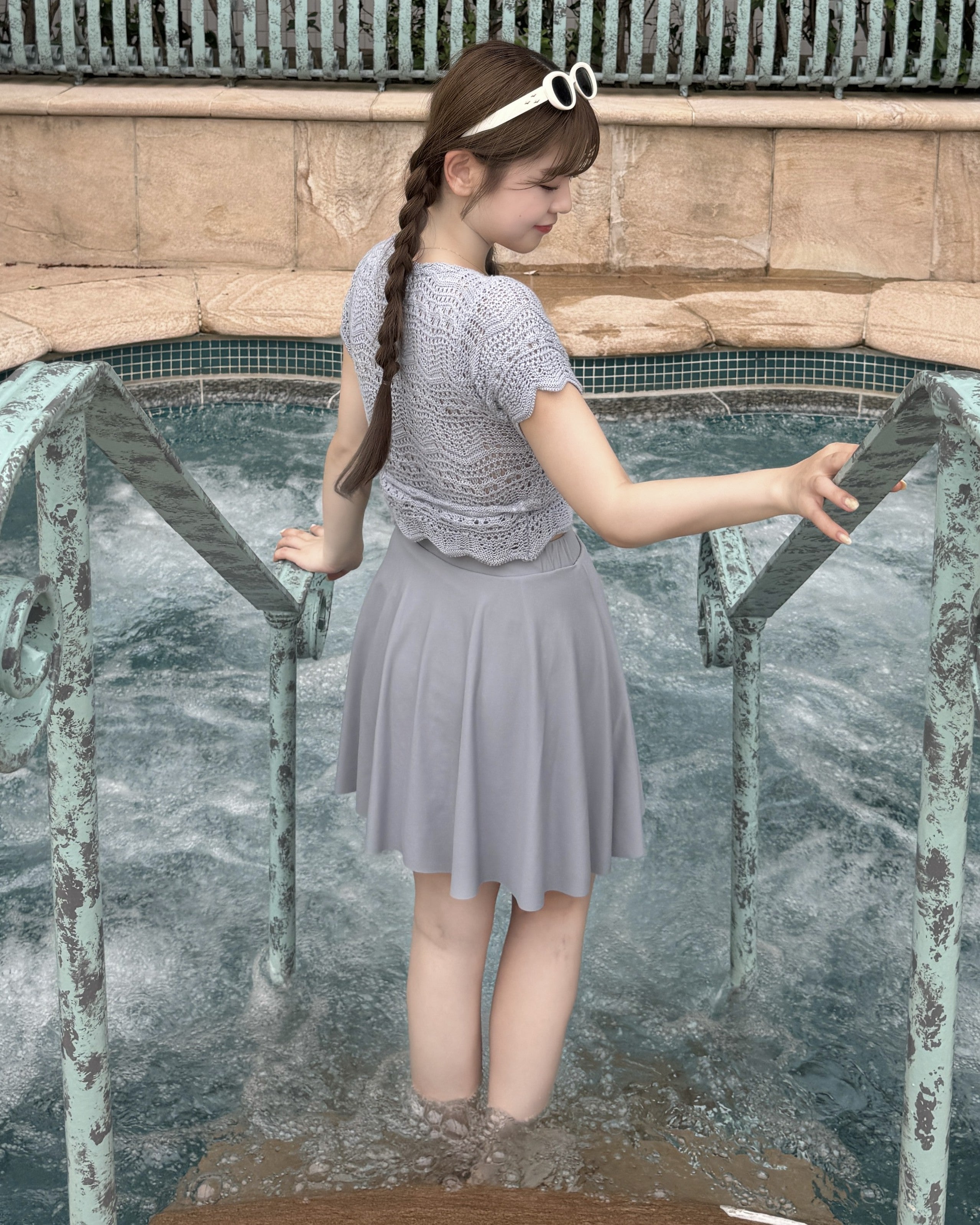 2wayクロシェ水着