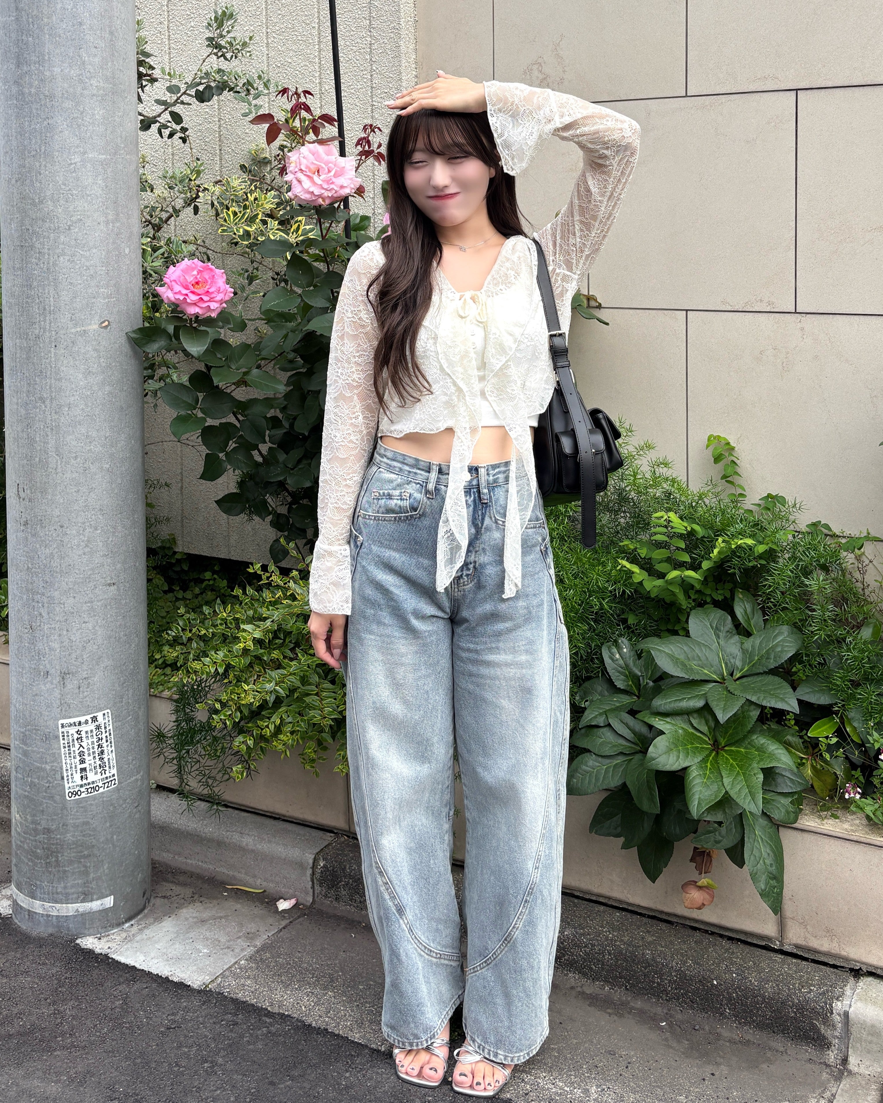 model:157cm/アイボリー