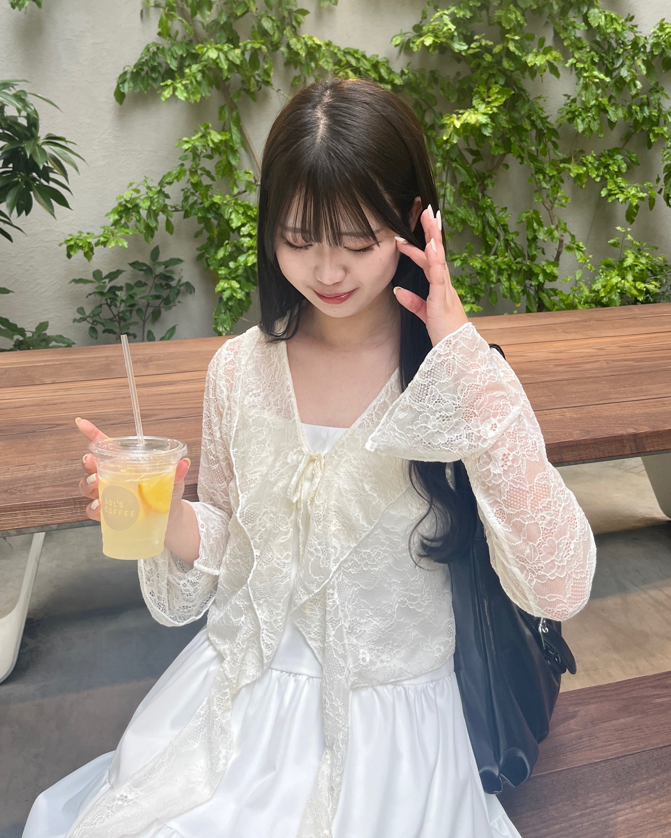 model:154cm/アイボリー