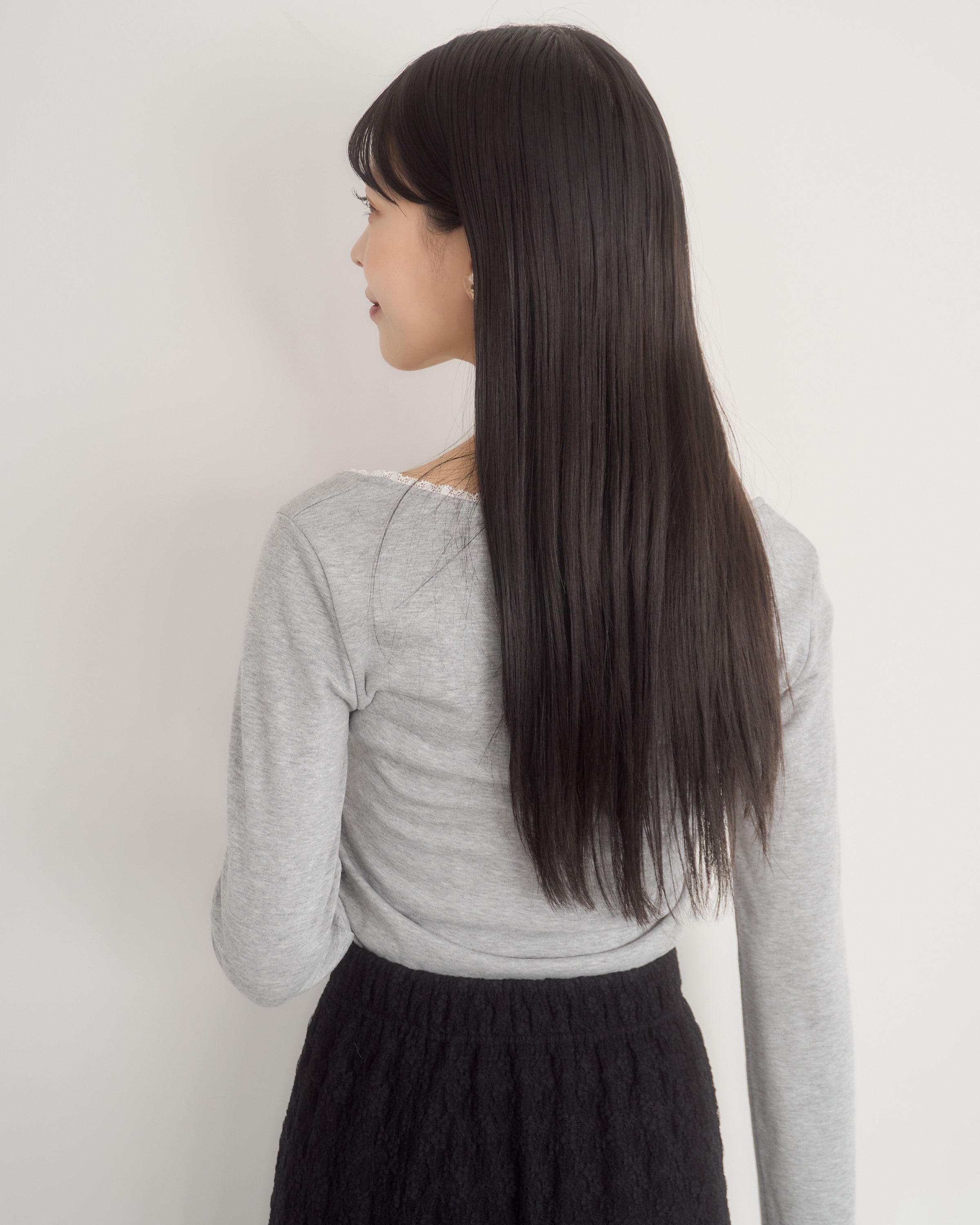 model:162cm/グレー