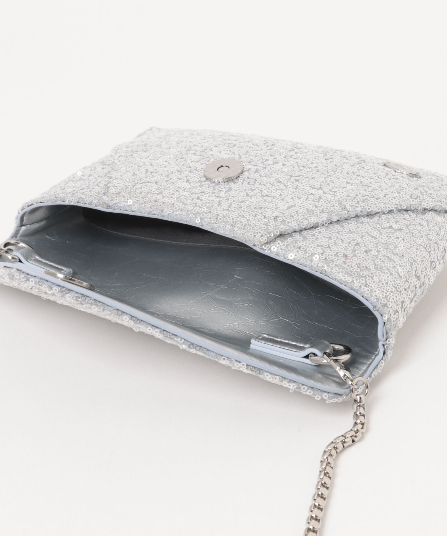 2wayスパンコールレターミニバッグ