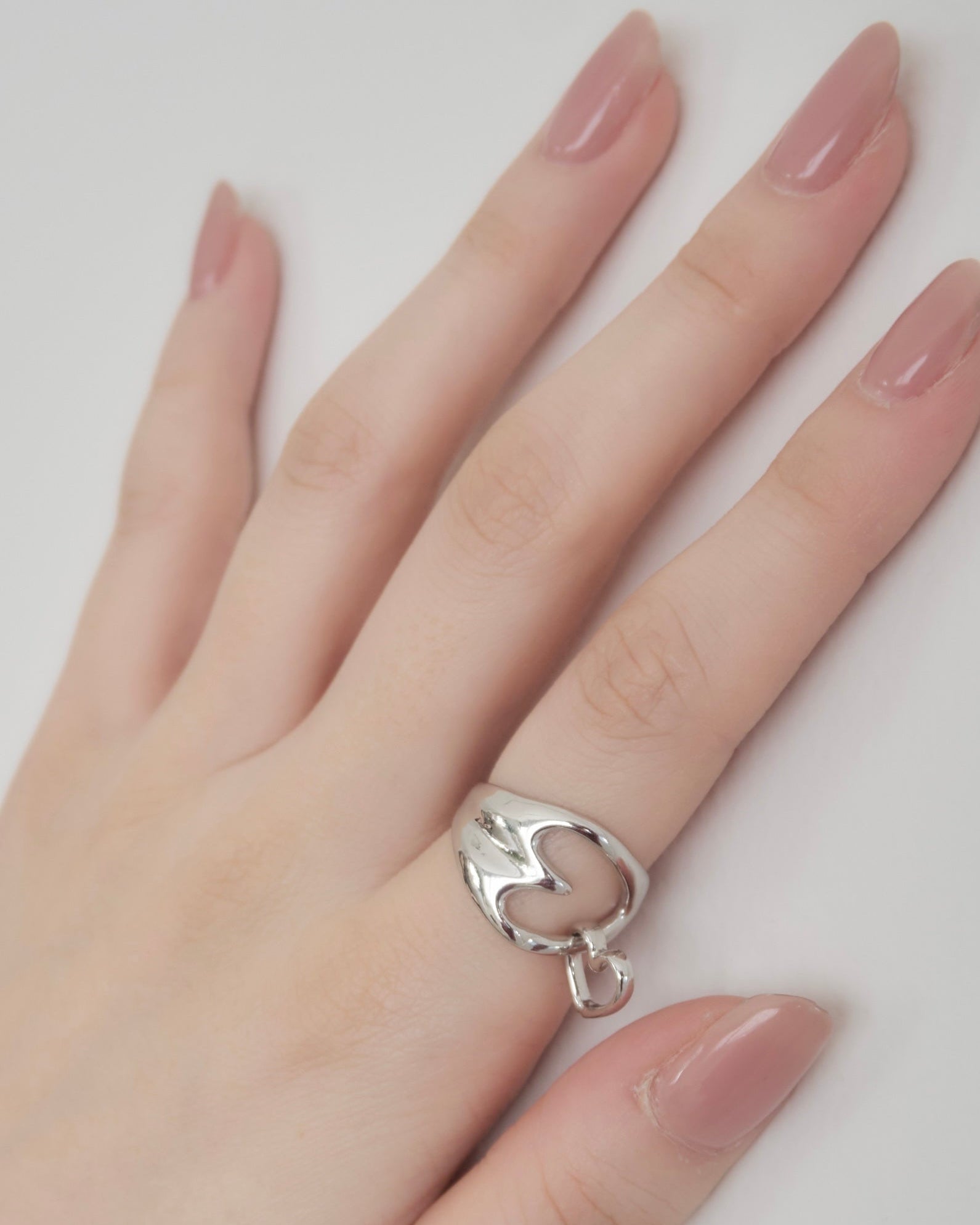 Double heart ring