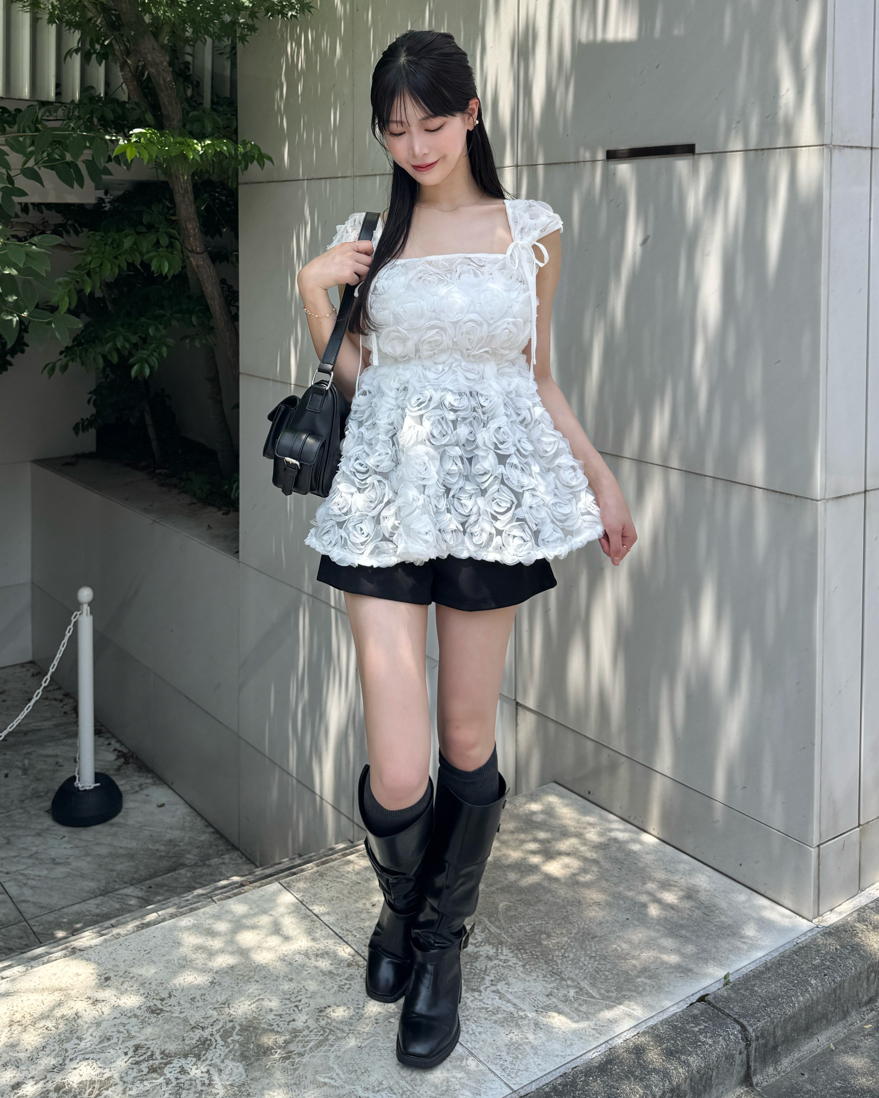 model:164cm/オフホワイト