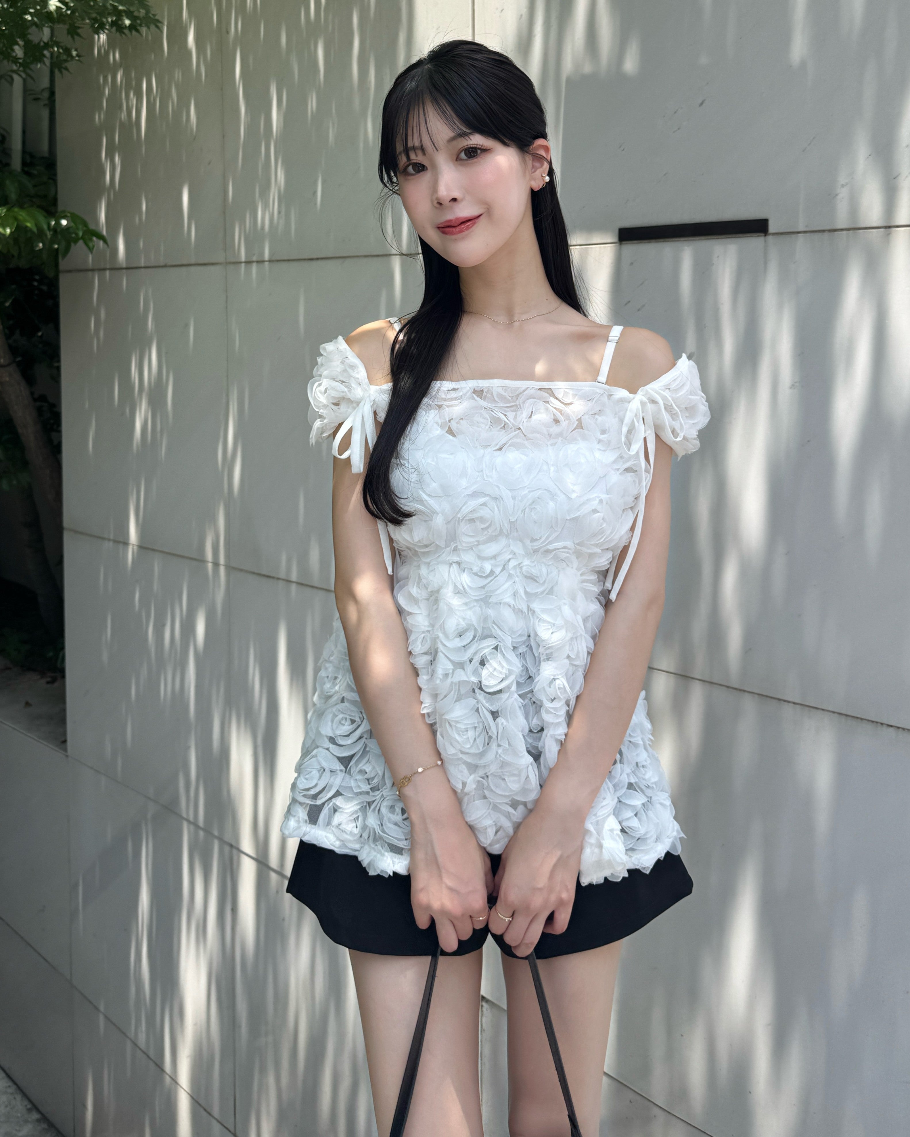 model:164cm/オフホワイト