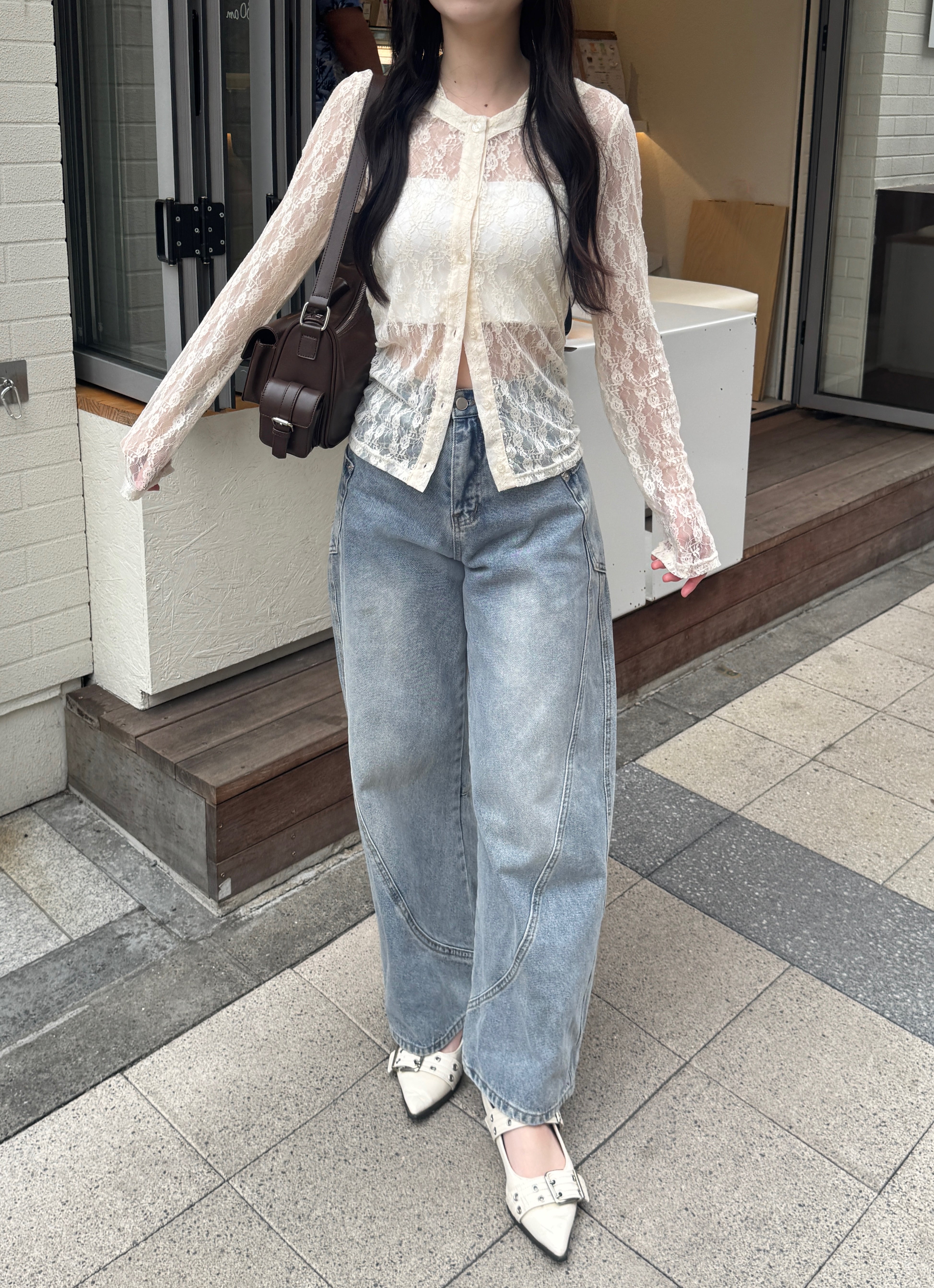 model:162cm/ライトブルーM