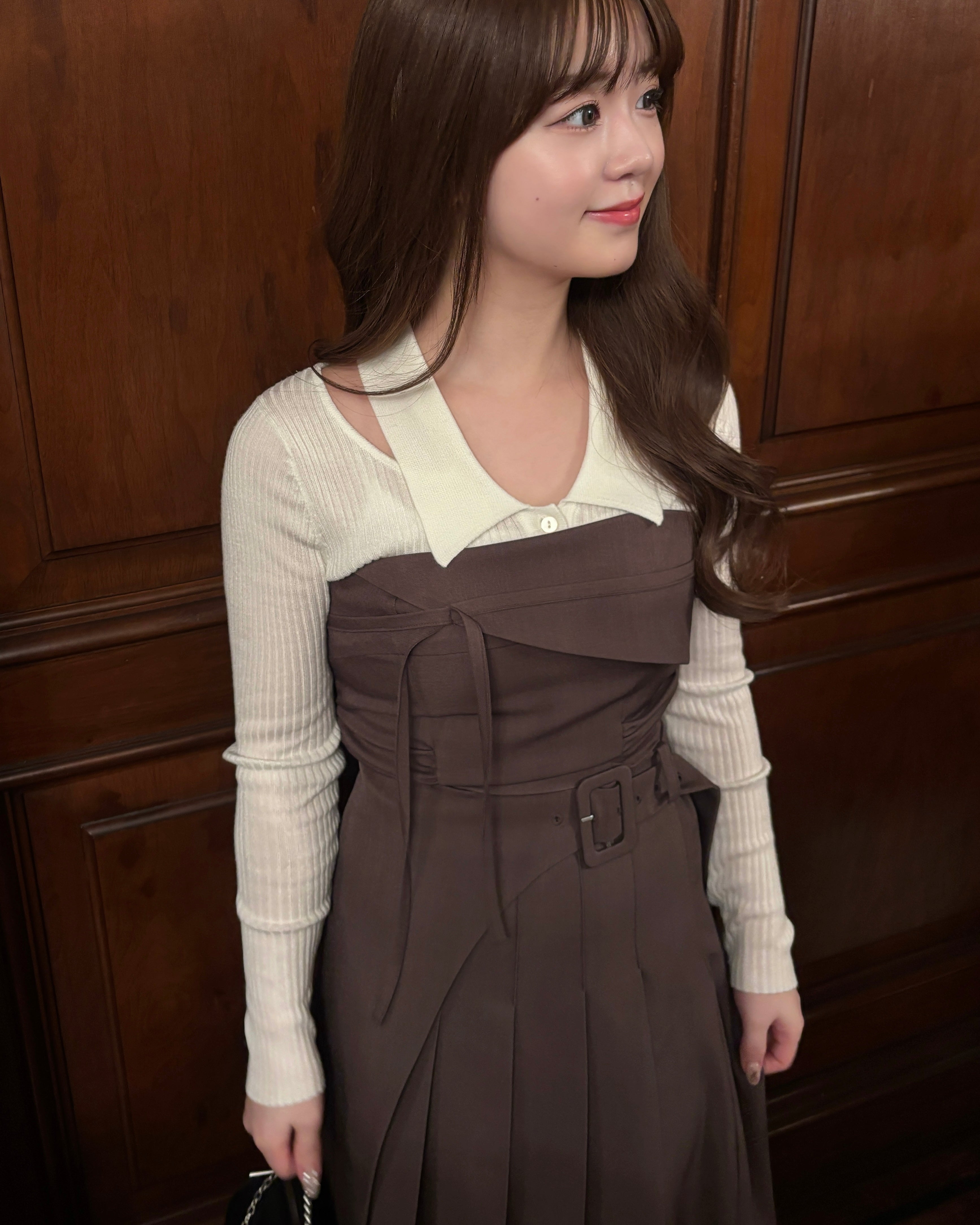 ビスチェプリーツスカートセットアップ