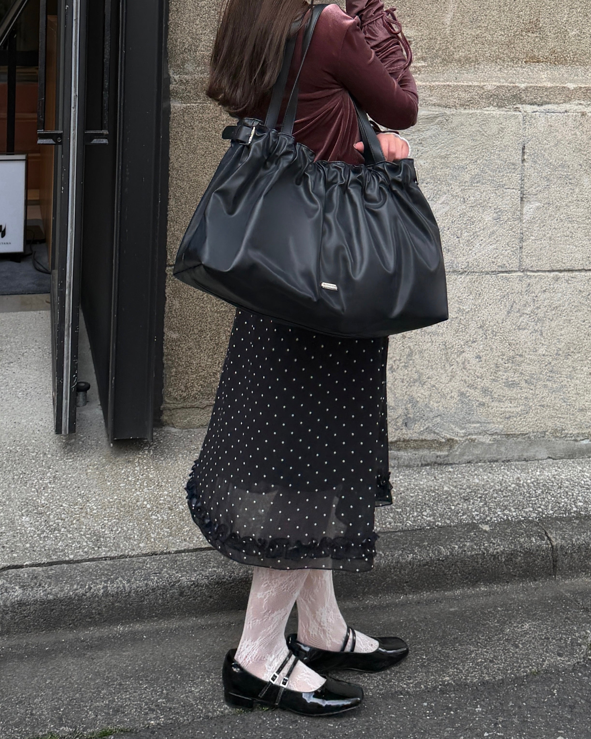 【一部予約】チェック＆ドットシアーフリルスカート