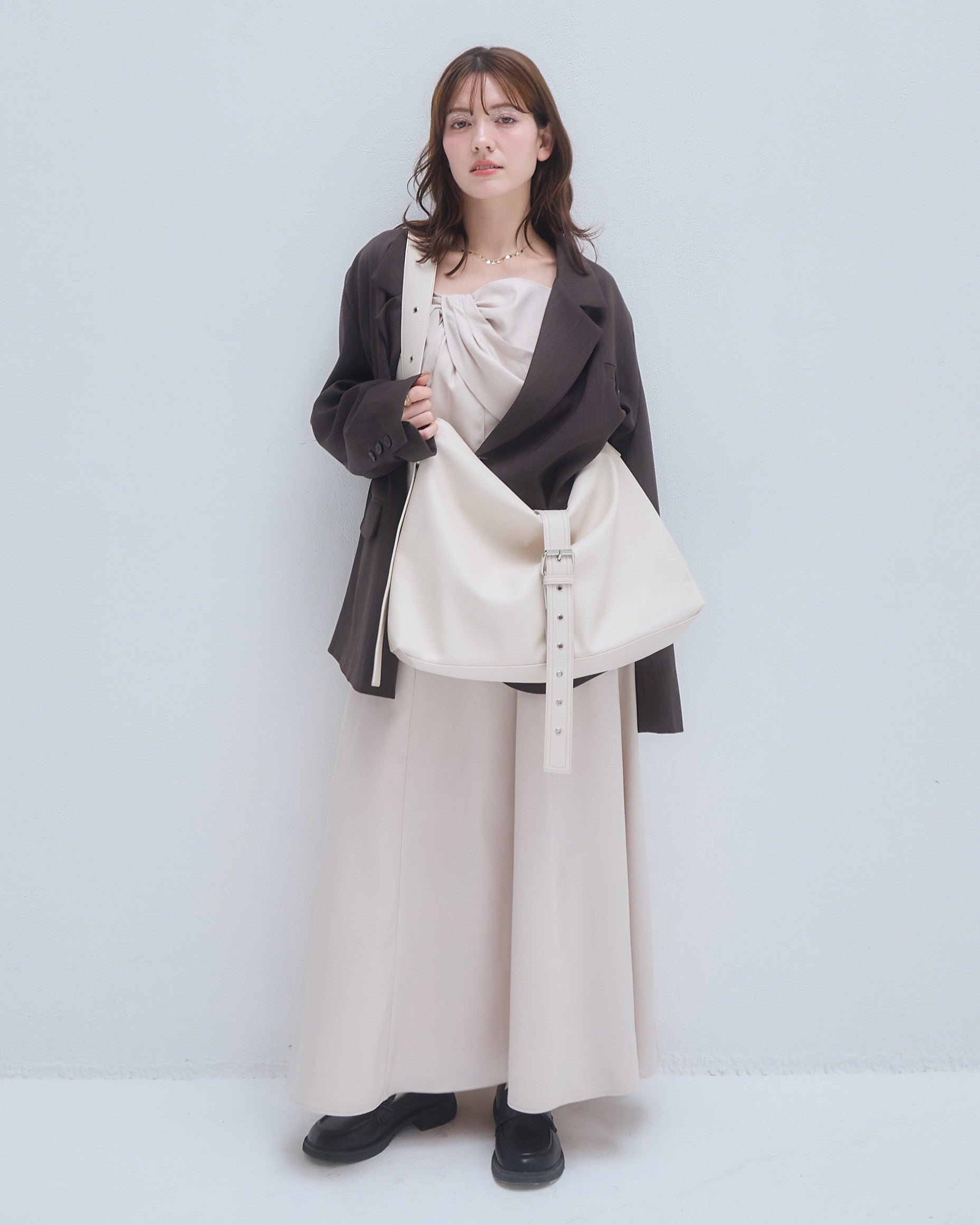 A4 belt synthetic leather bag