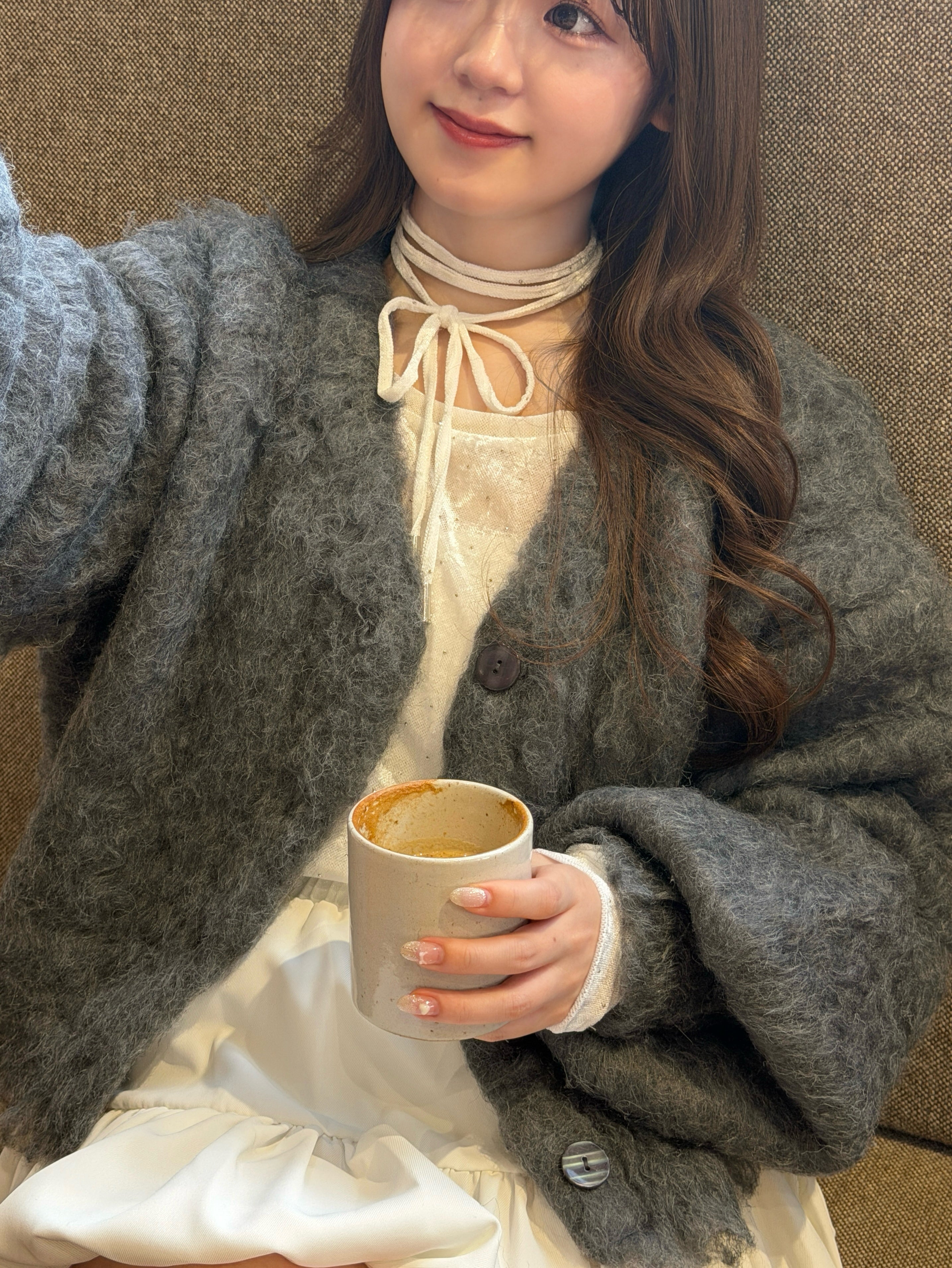 一部予約】シアーベロアビジュートップス｜MELLOWNEON (メロウネオン