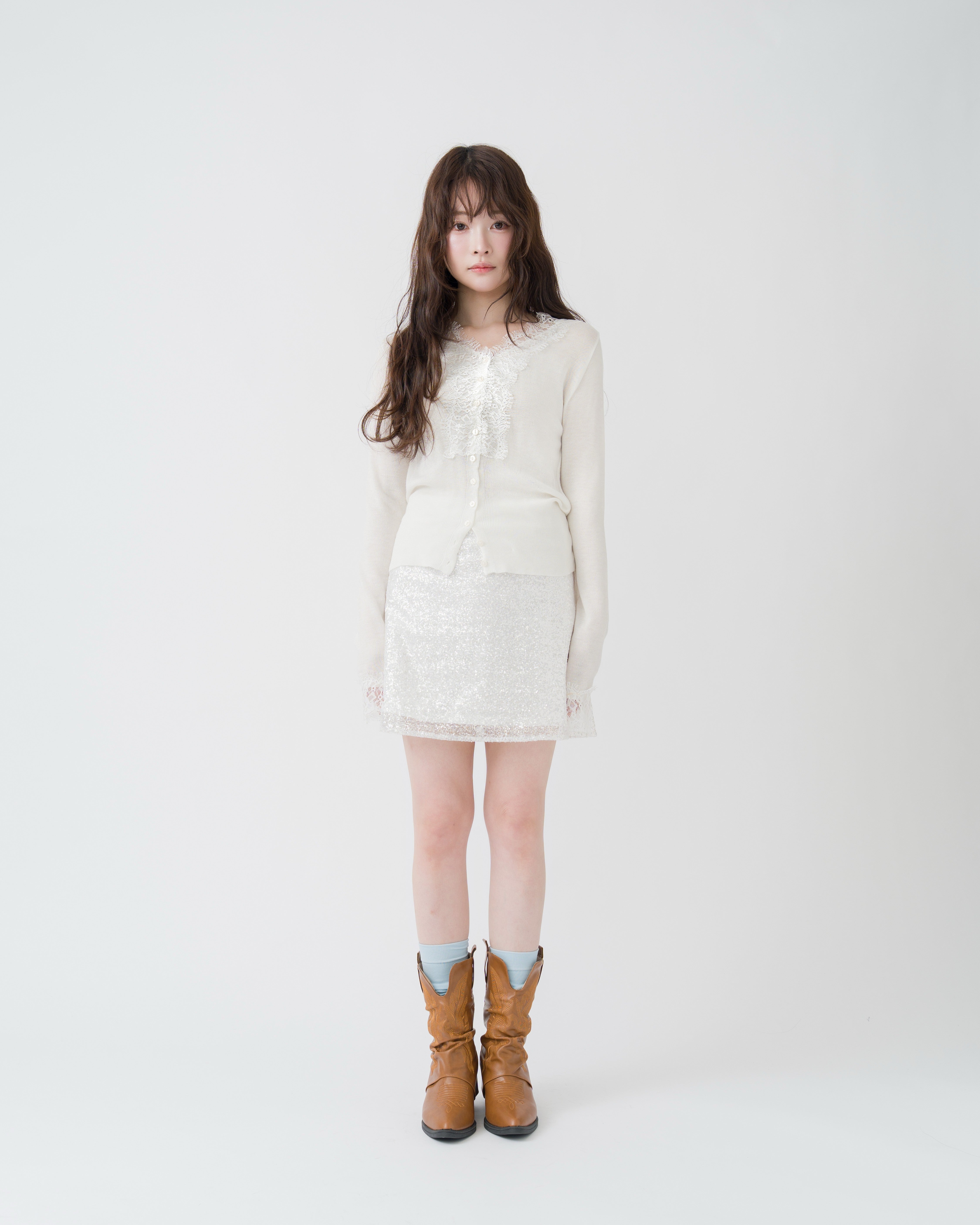 スパンコールミニスカート