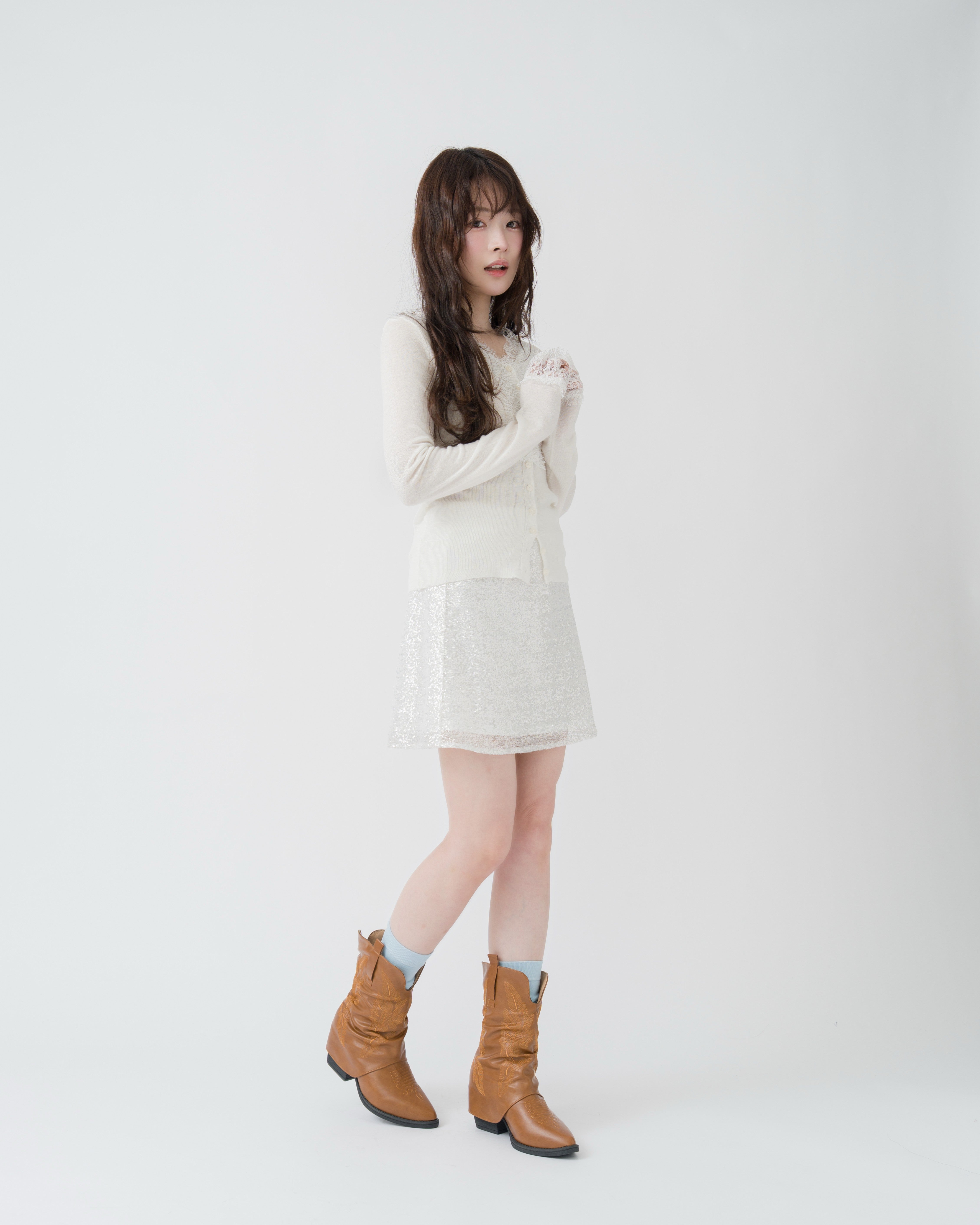 スパンコールミニスカート