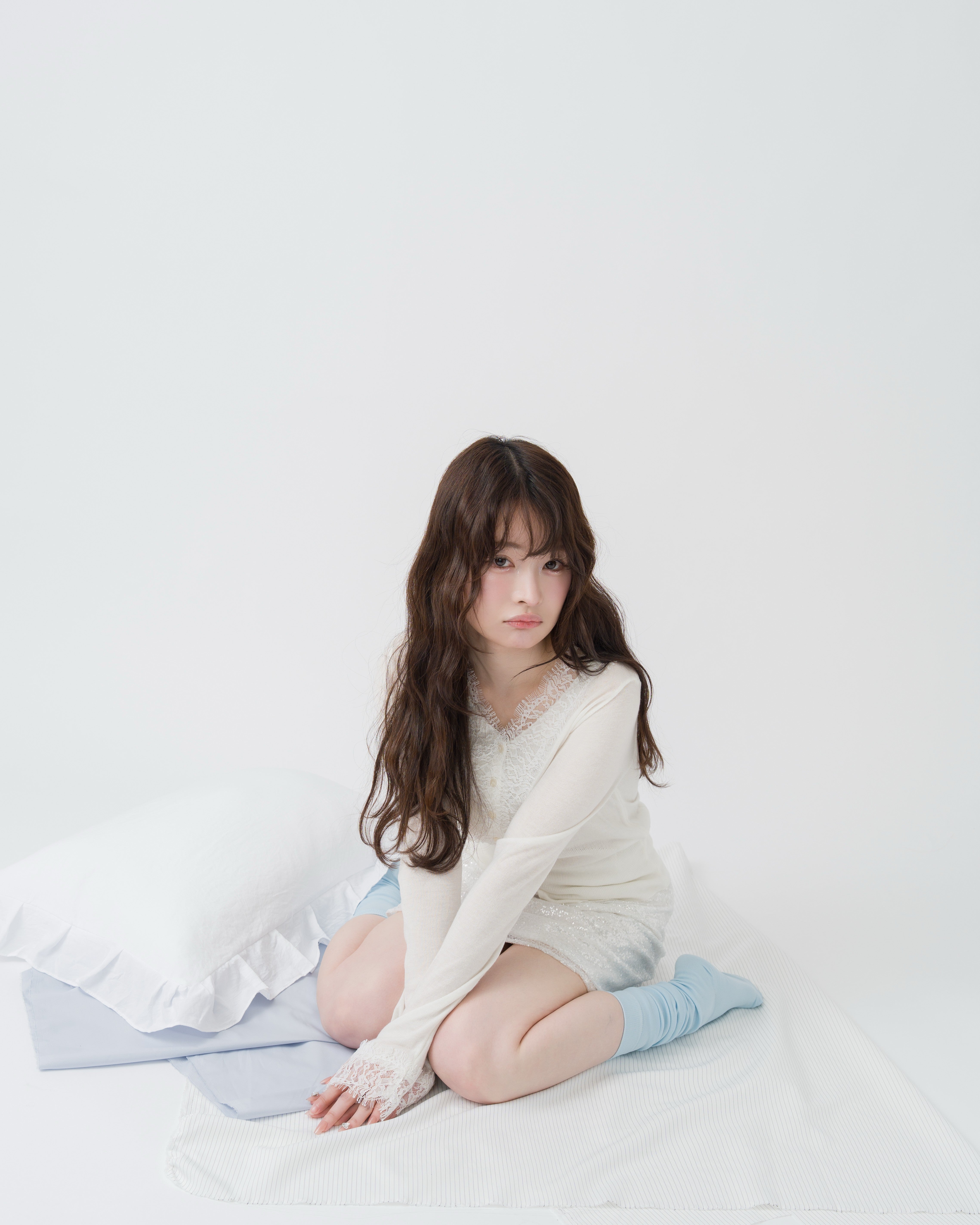 レースドッキングカーディガン