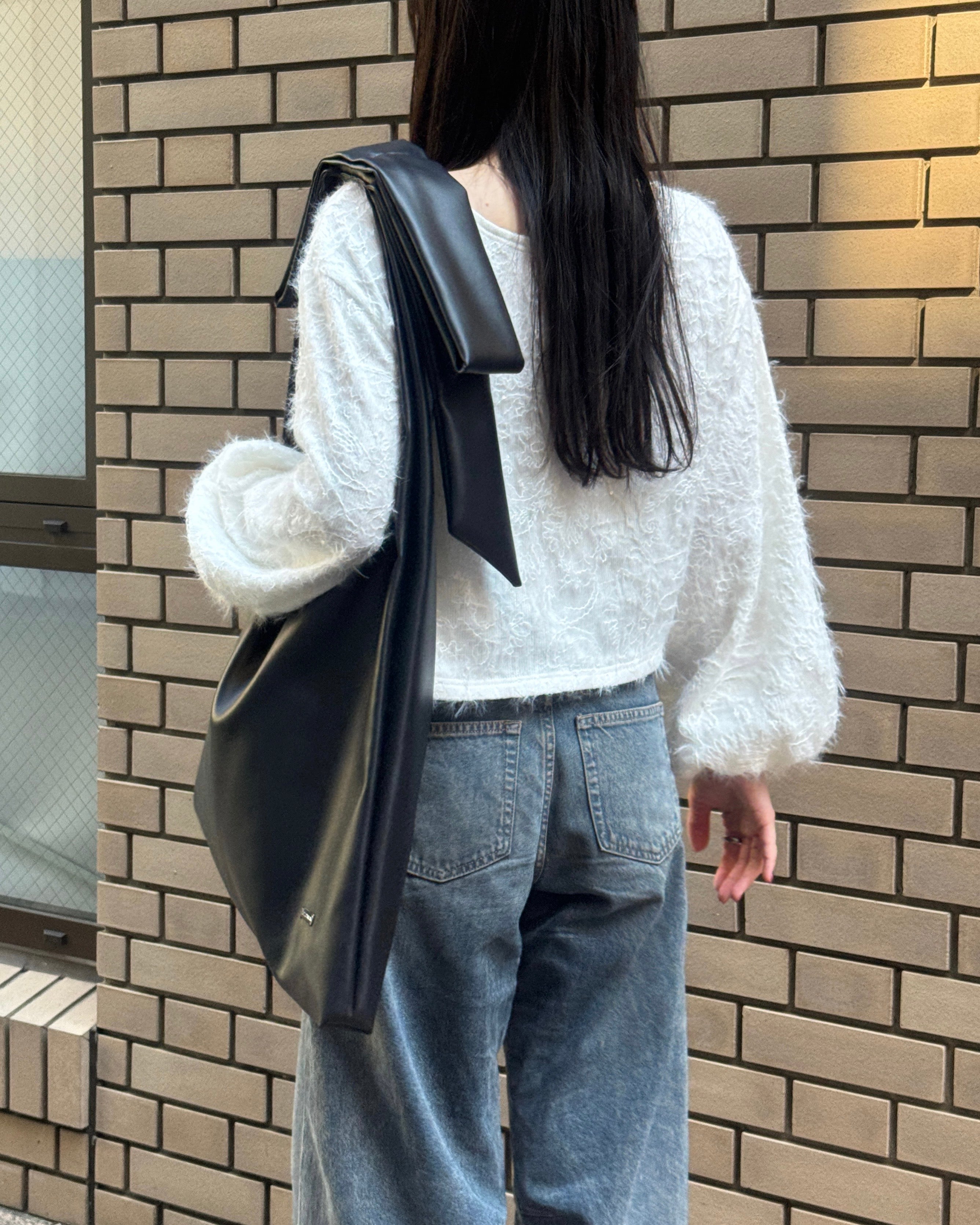 A4合皮リボントートバッグ