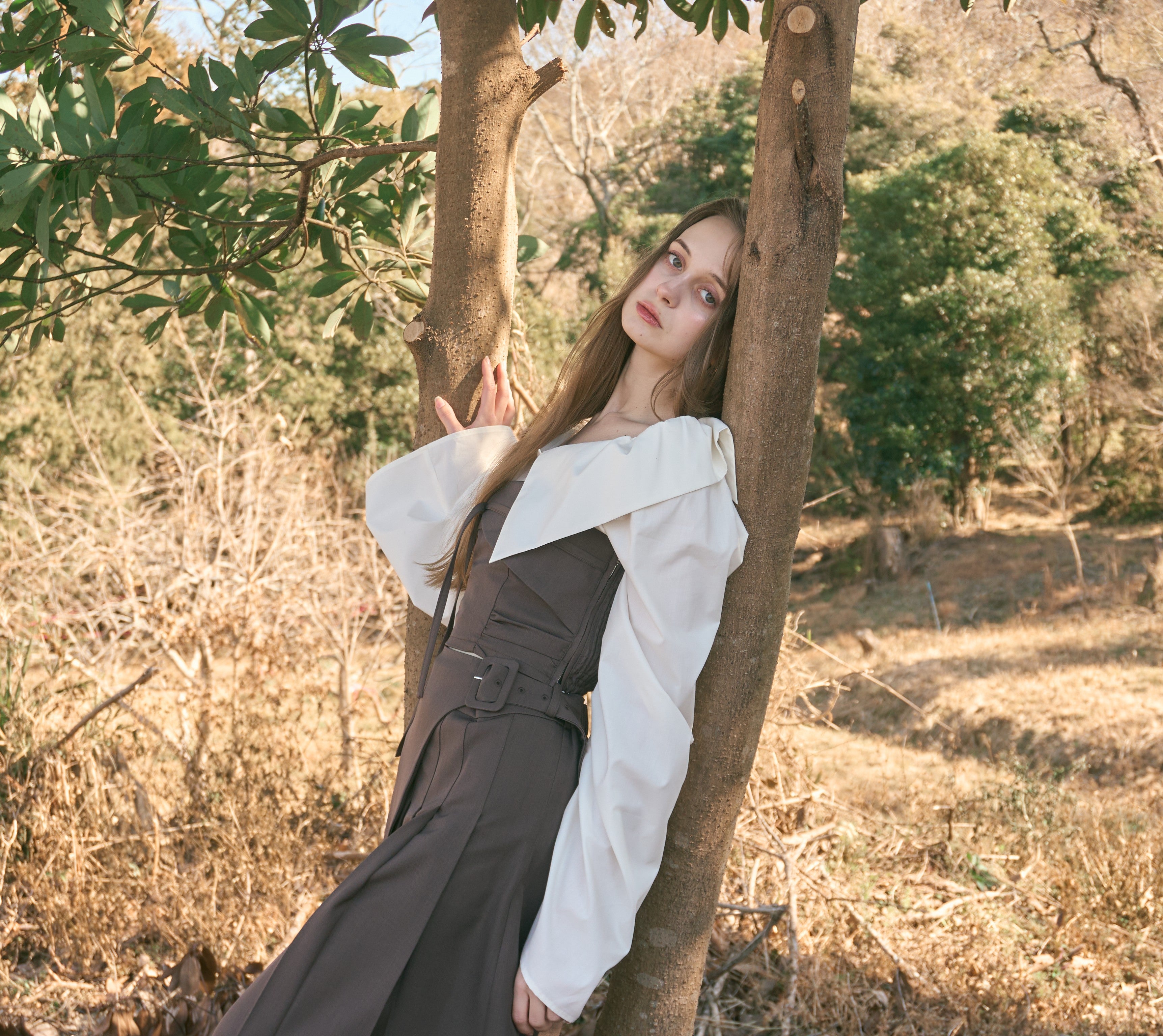 ビスチェプリーツスカートセットアップ