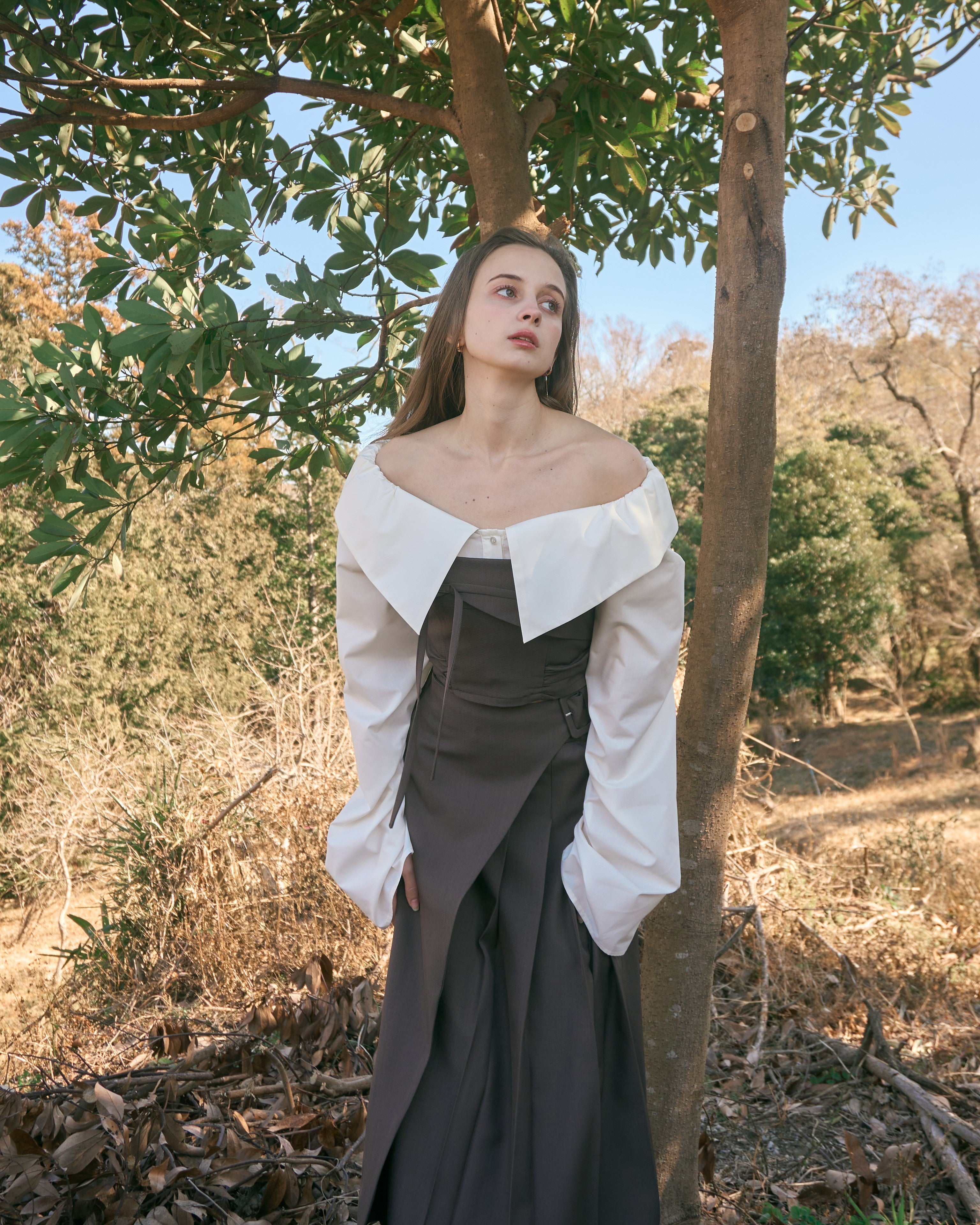 ビスチェプリーツスカートセットアップ