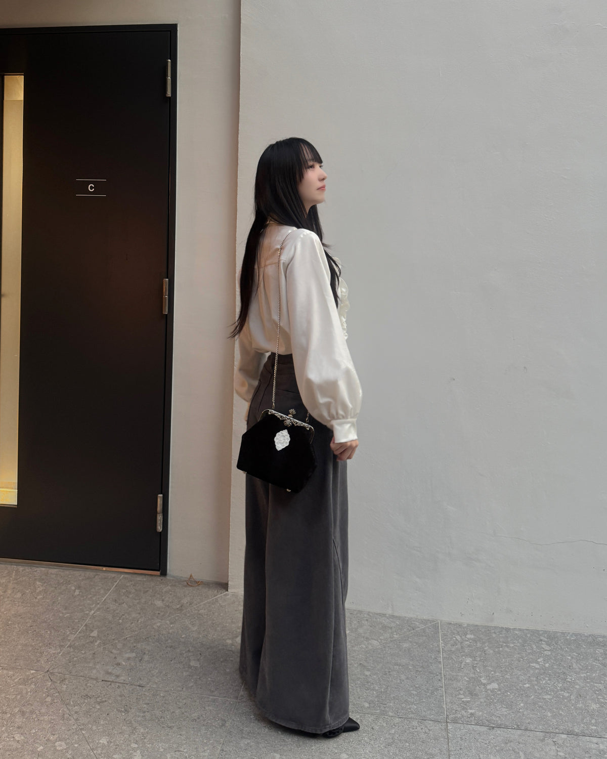 ナポレオンバレルレッグデニムパンツ