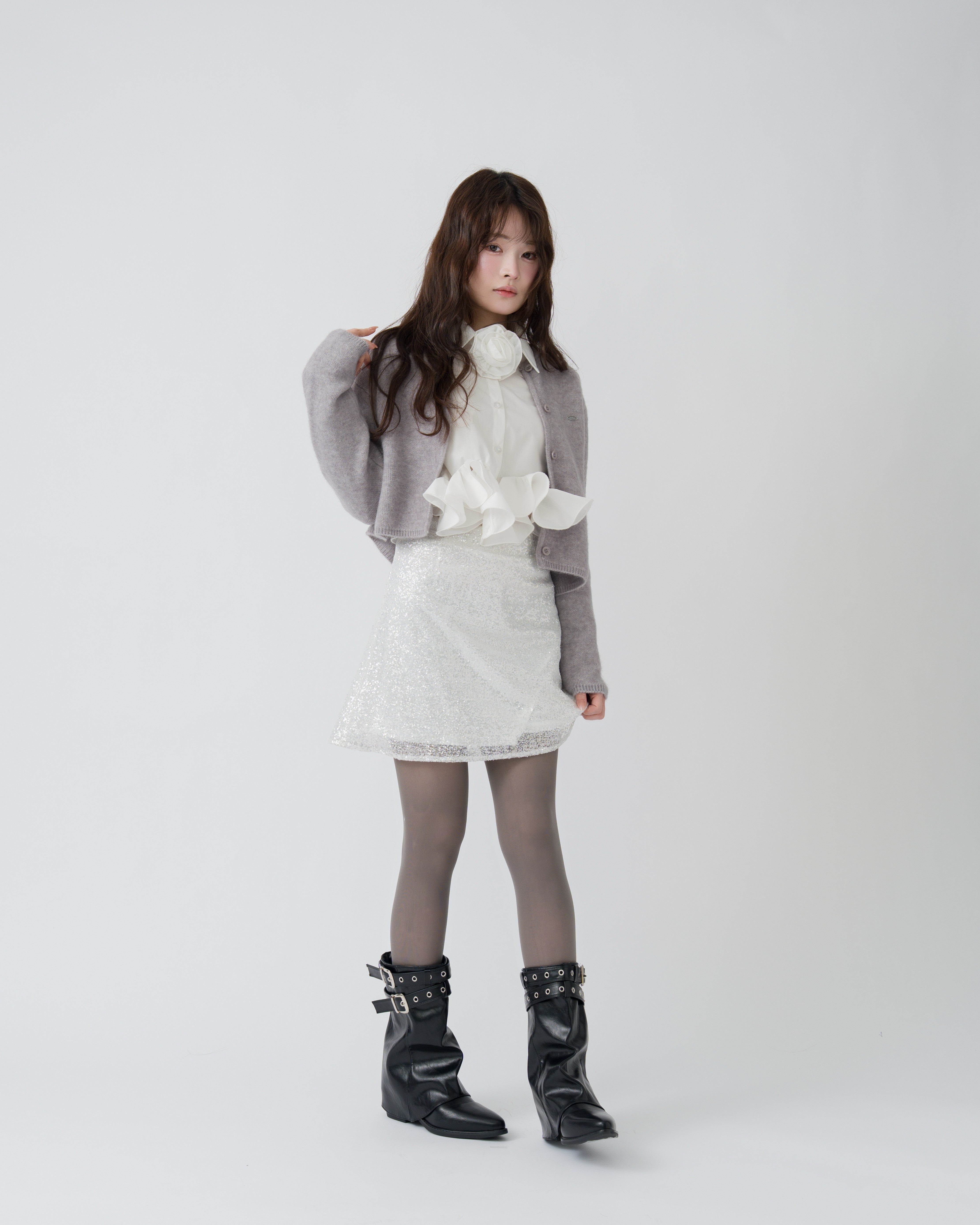 スパンコールミニスカート