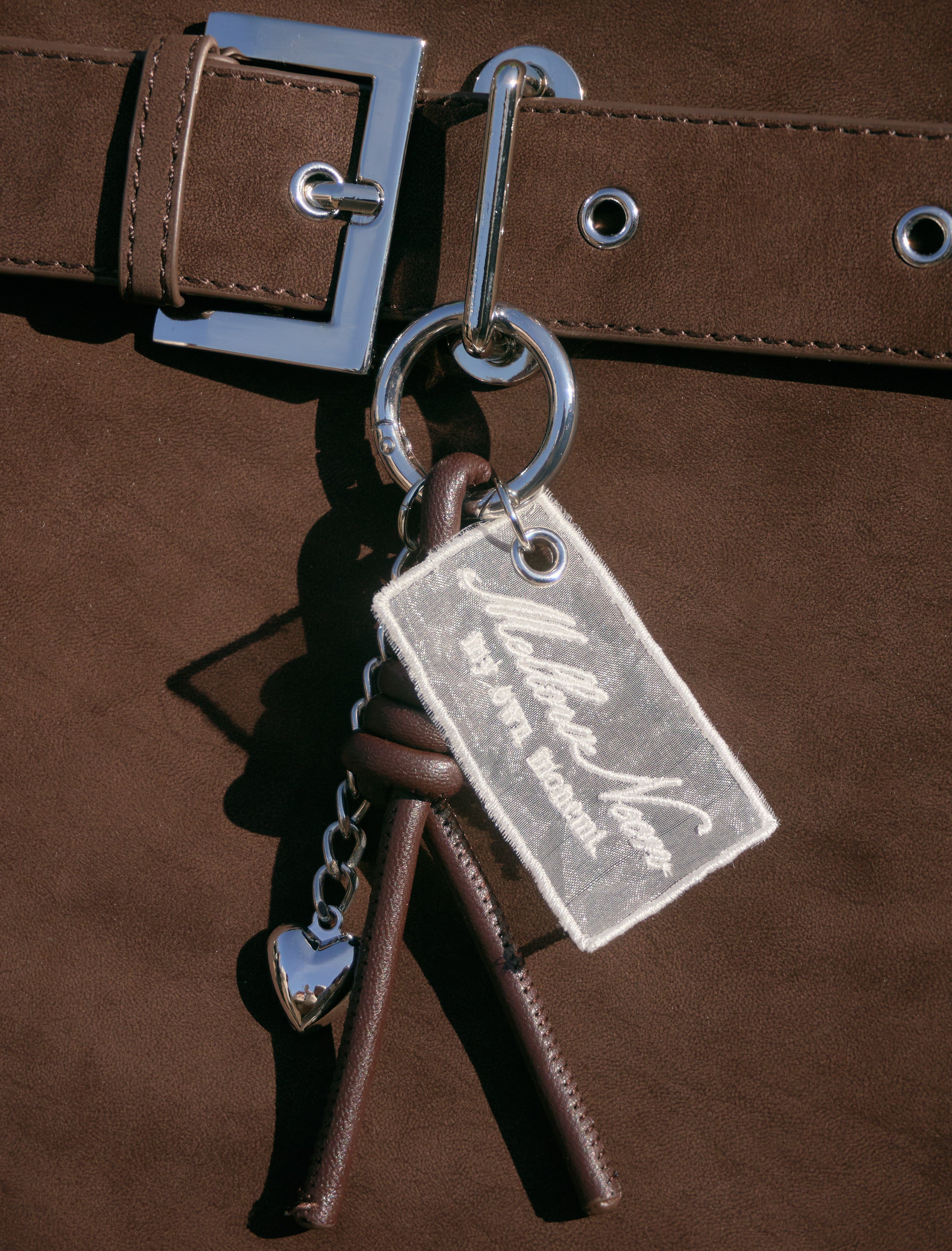 A4スウェードライクベルトボストンバッグ