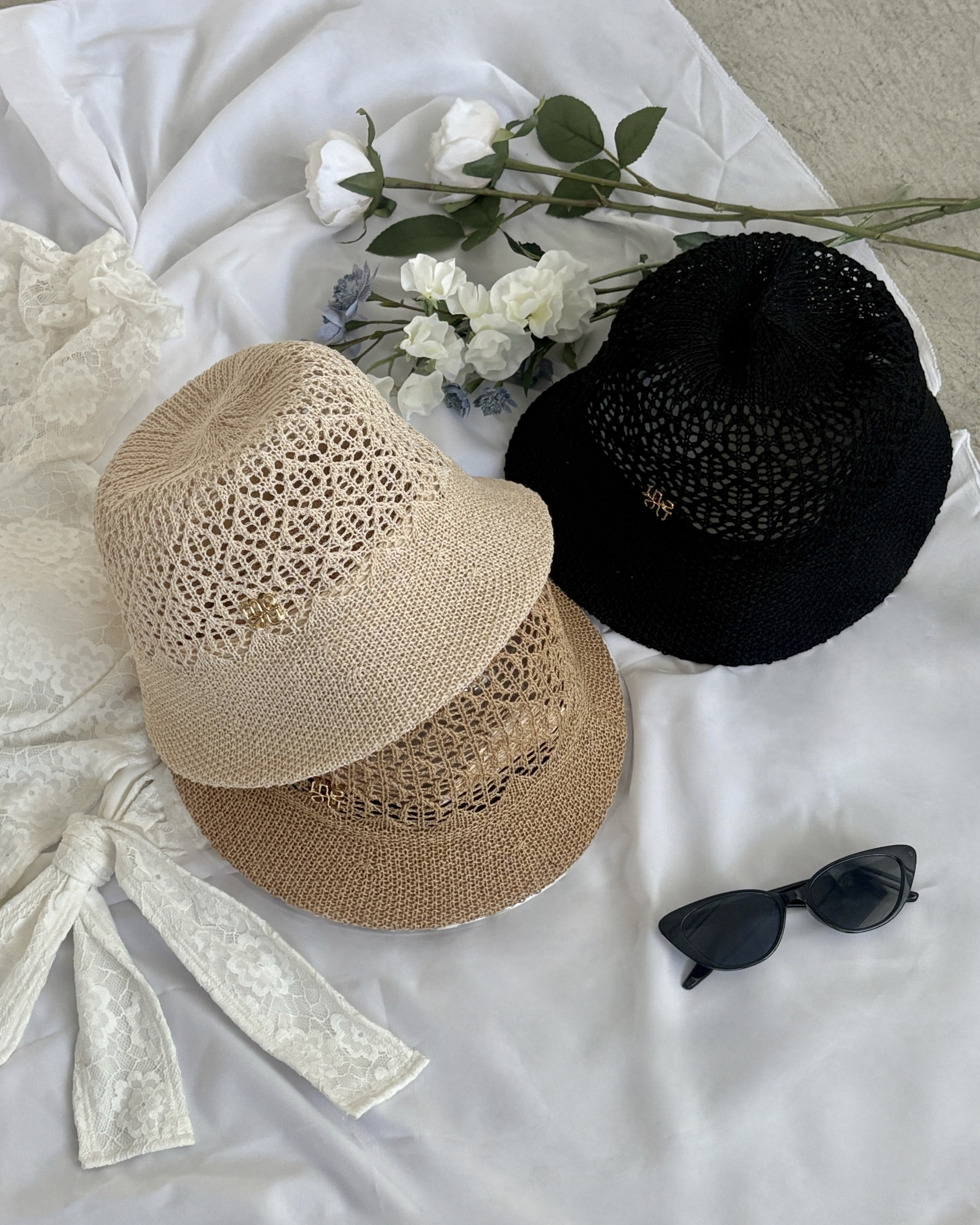 Logo Point Straw Hat