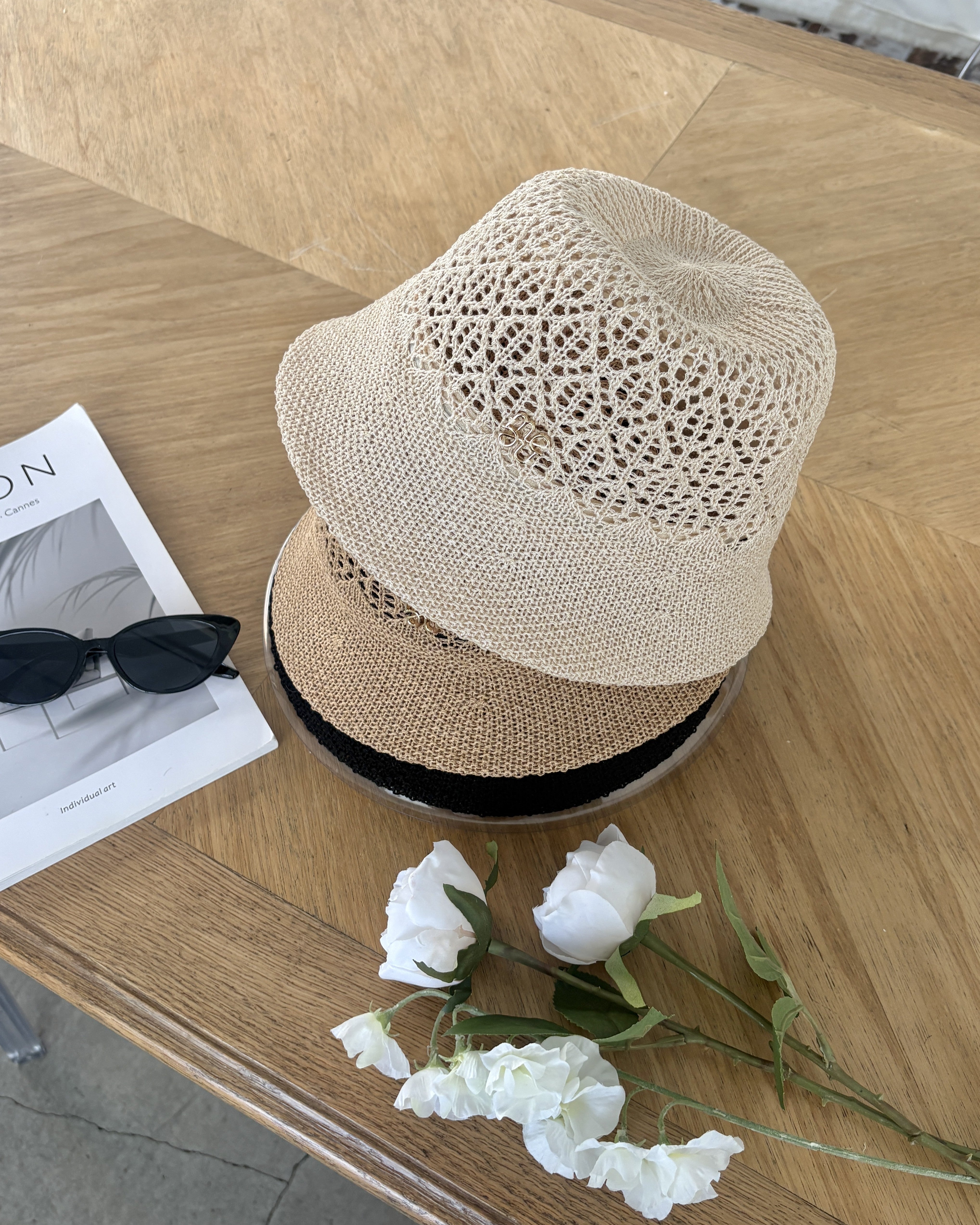 Logo Point Straw Hat