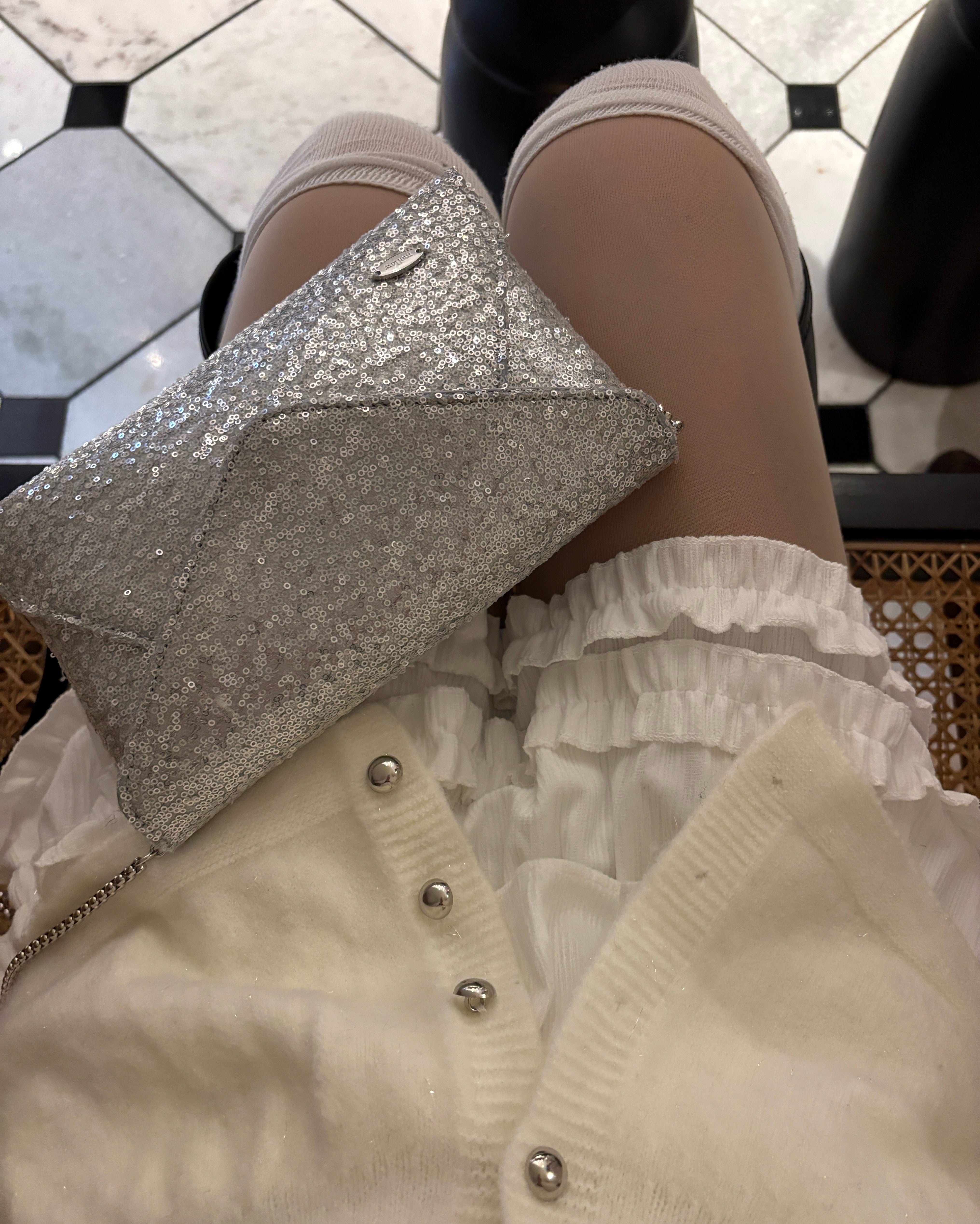 ブルーミングフリルミニスカート